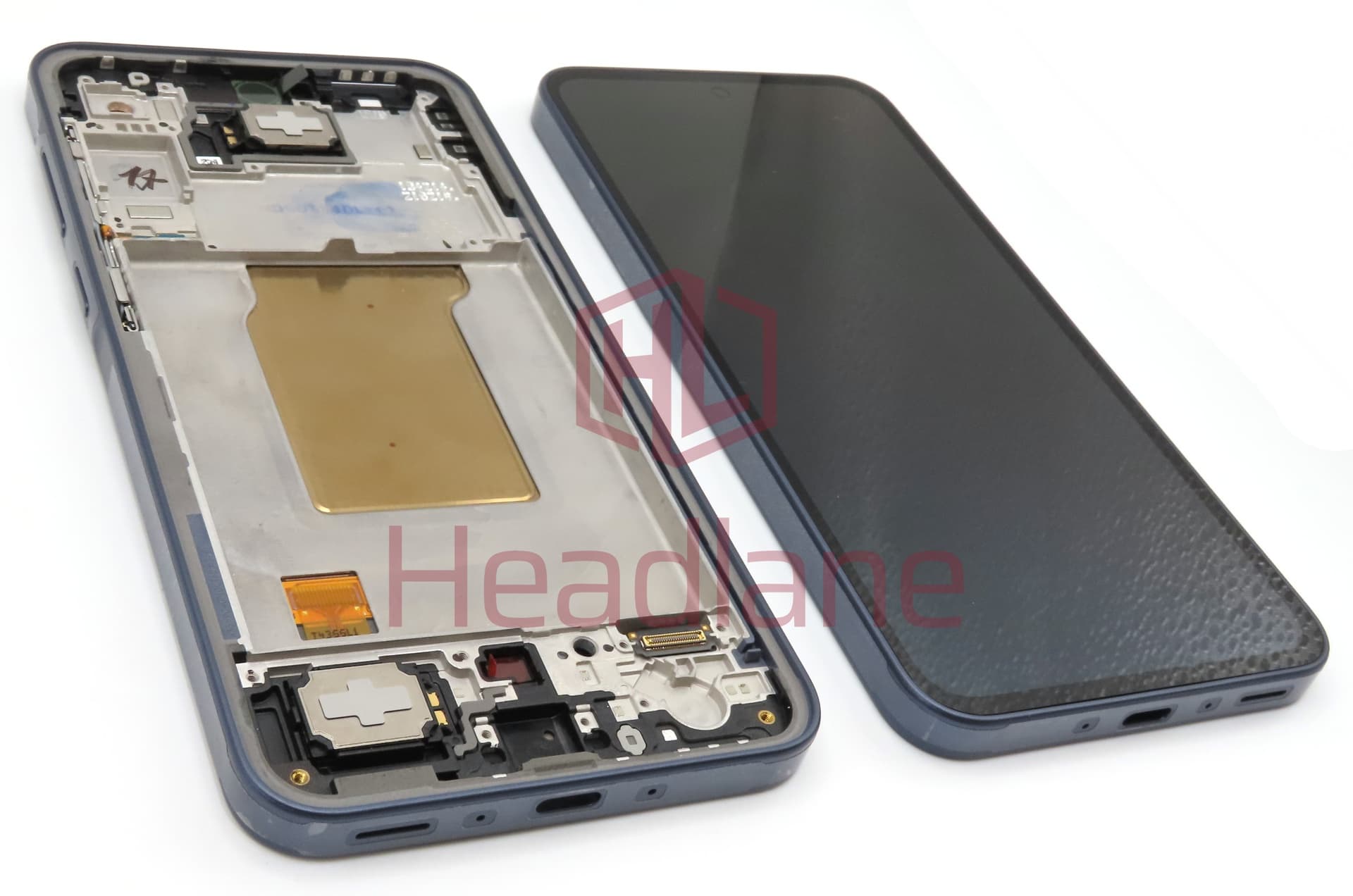 Samsung SM-A356 Galaxy A35 5G LCD Display / Screen + Touch + Frame - Black (Awesome Navy) - view 3
