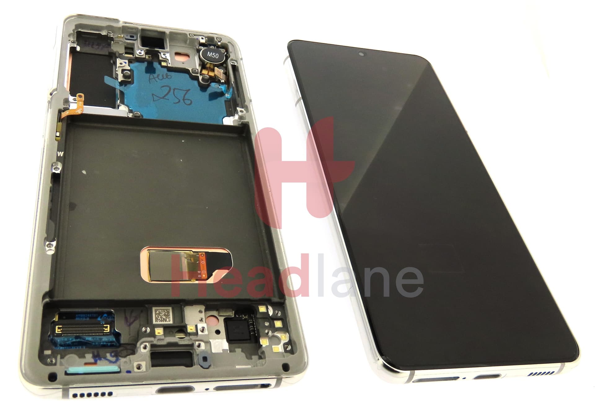Samsung SM-G991 Galaxy S21 5G LCD Display / Screen + Touch - Phantom White (Without Camera) - view 2