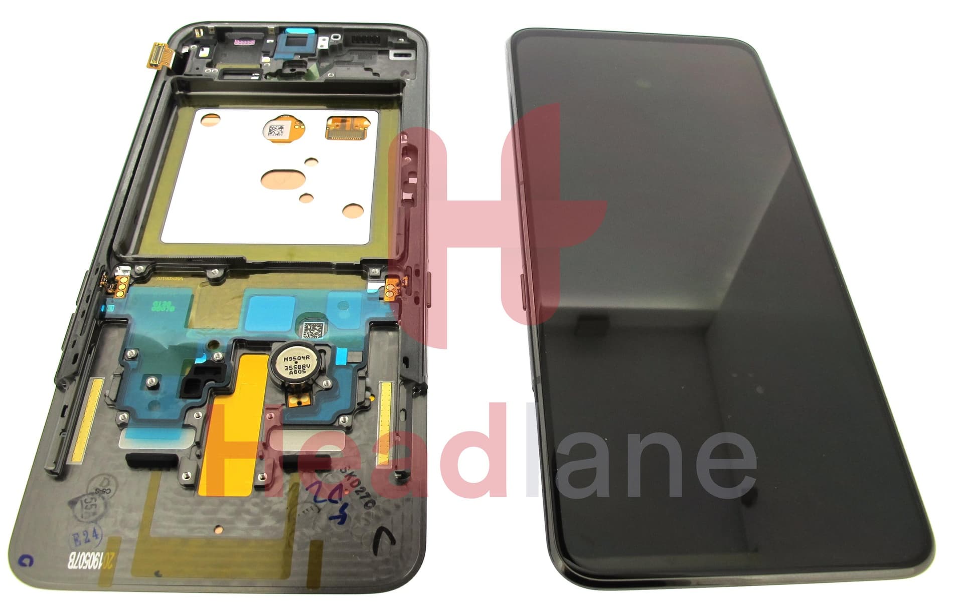 Samsung SM-A805 Galaxy A80 LCD Display / Screen + Touch - Black (No Box) - view 3