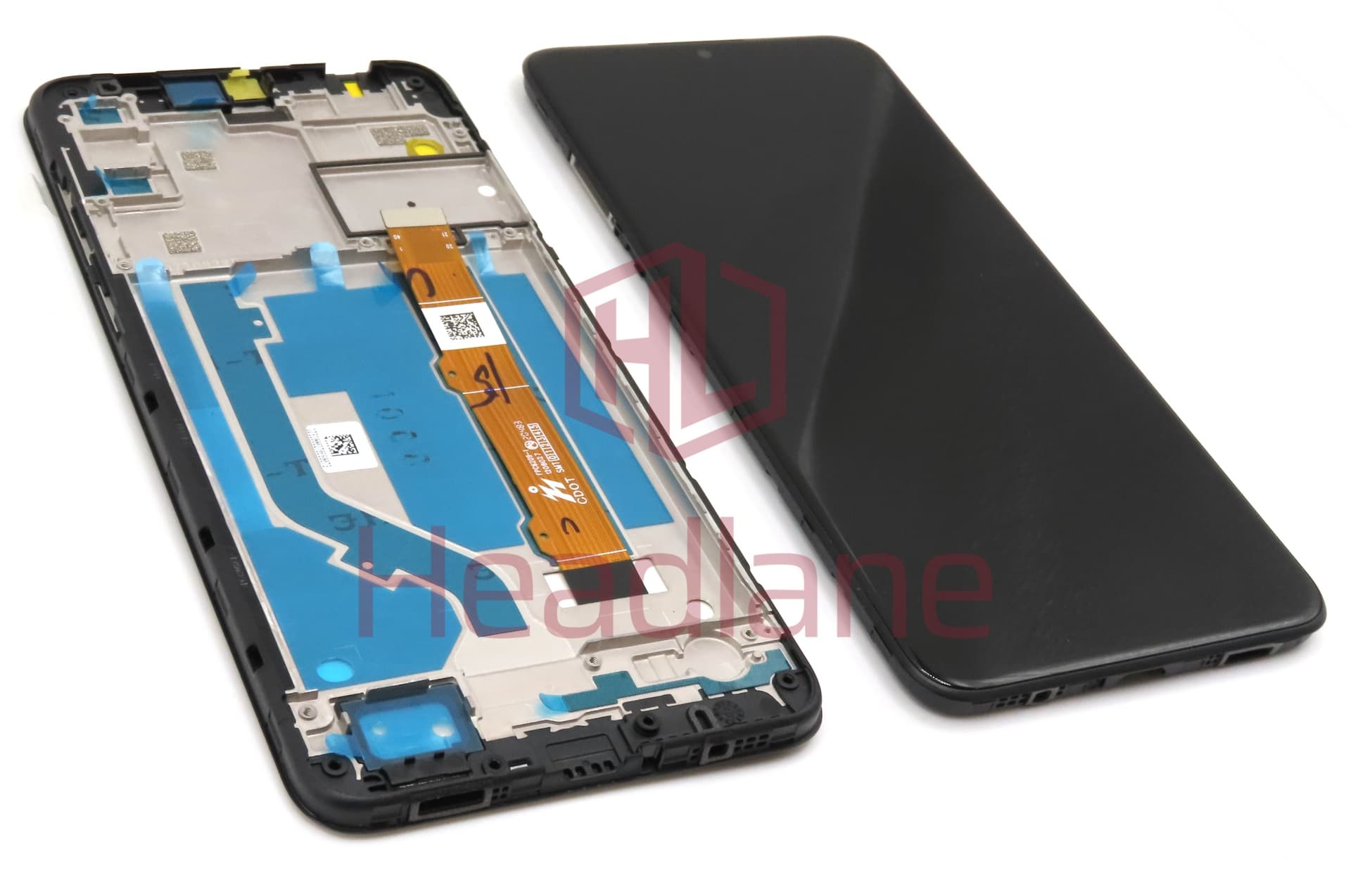 Alcatel 5028Y 1S (2020) LCD Display / Screen + Touch - Black - view 2