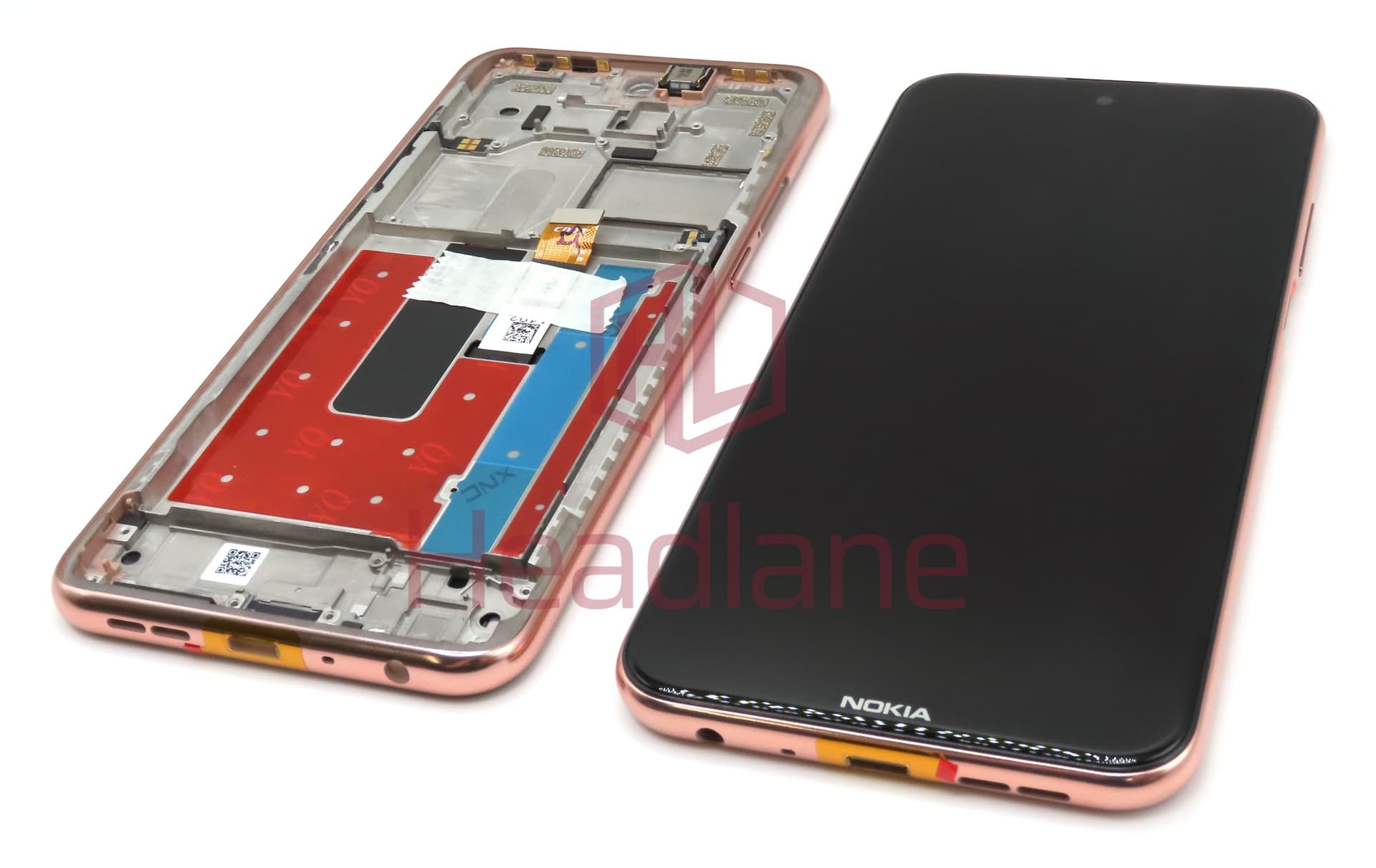 Nokia TA-1341 TA-1344 X20 LCD Display / Screen + Touch - Midnight Sun - view 2