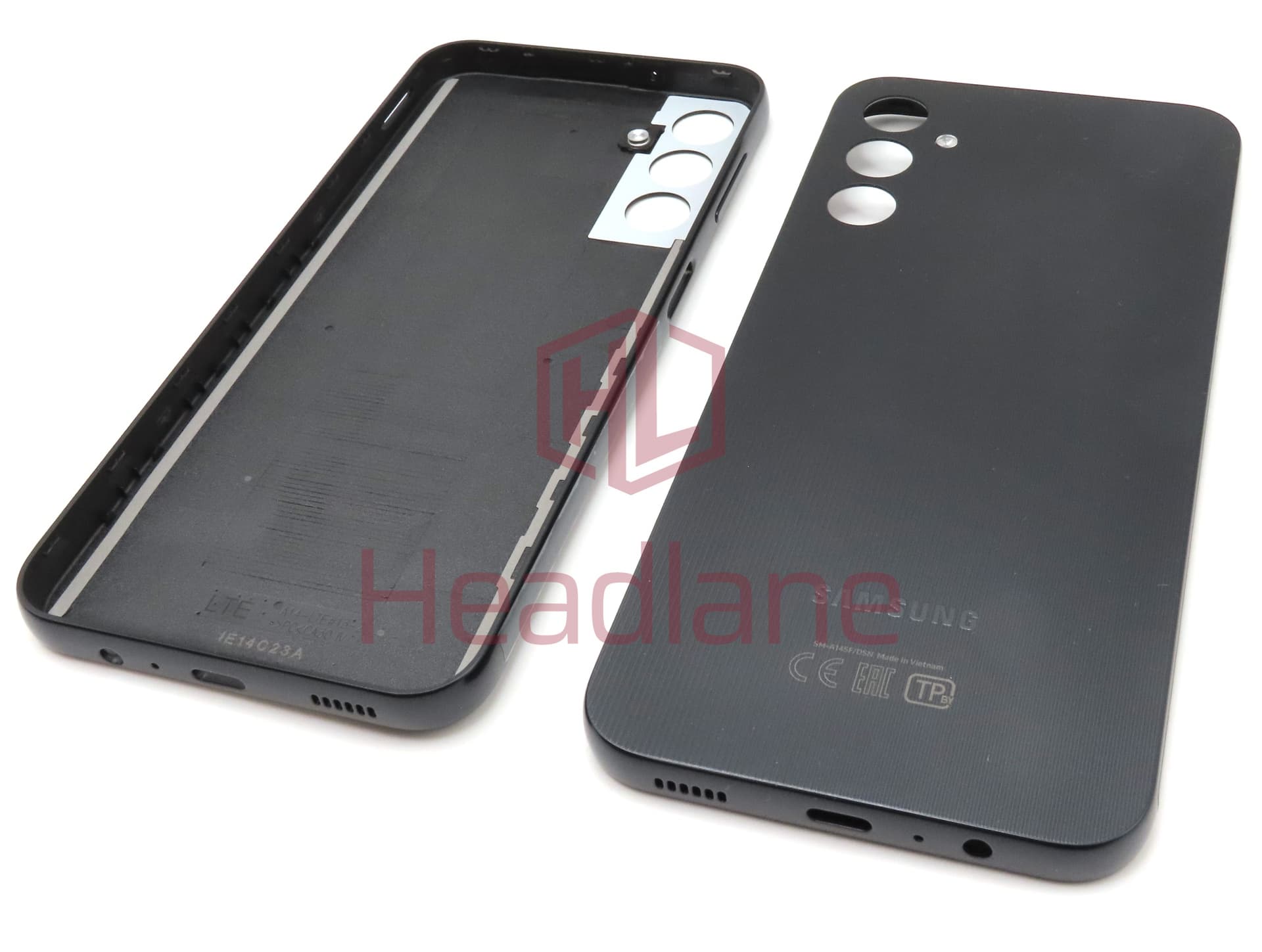 Samsung SM-A145F Galaxy A14 4G Back / Battery Cover - Black (CIS) (Non EU) - view 2