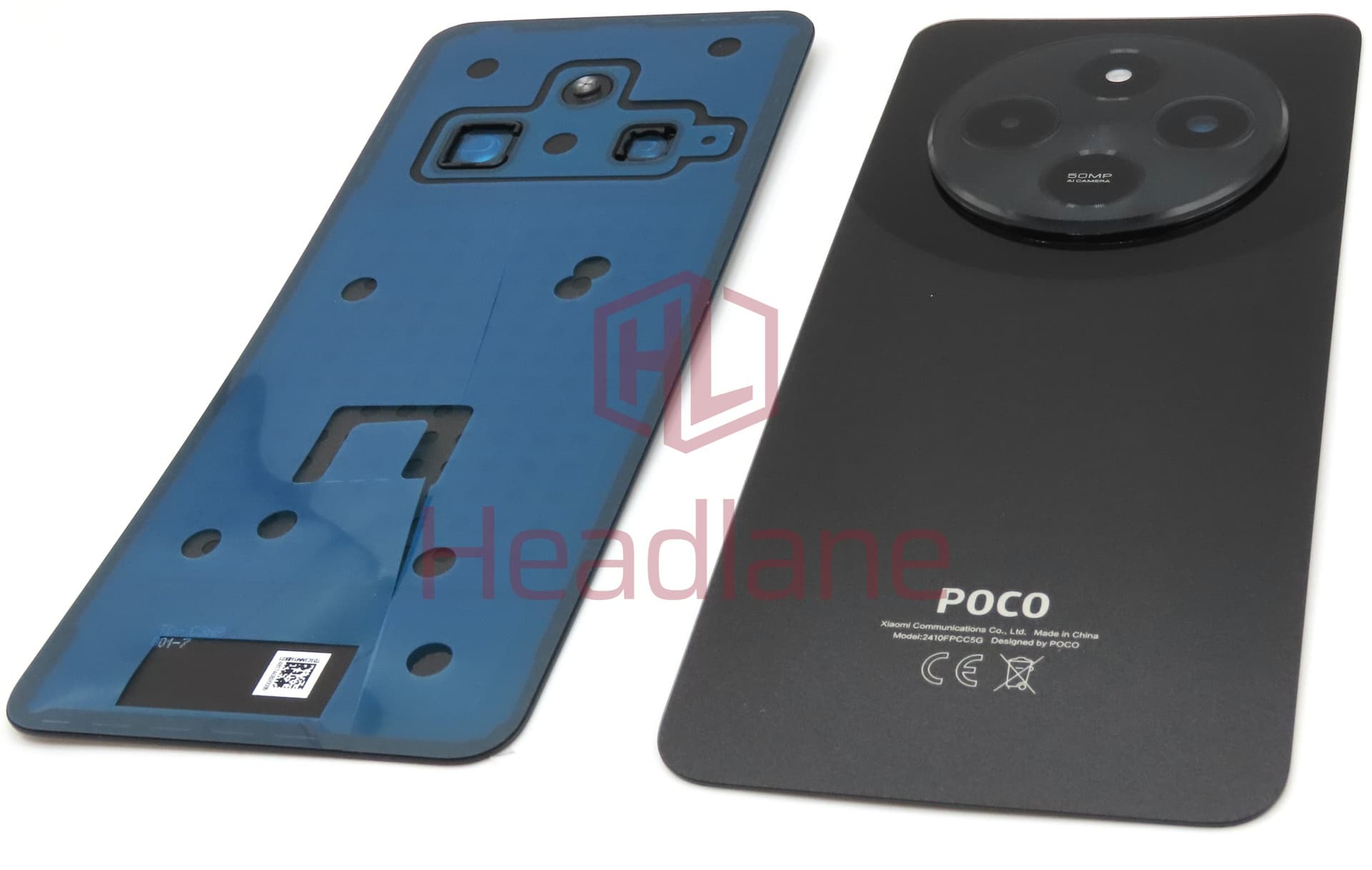 Xiaomi Poco C75 Back / Battery Cover - Black - view 2