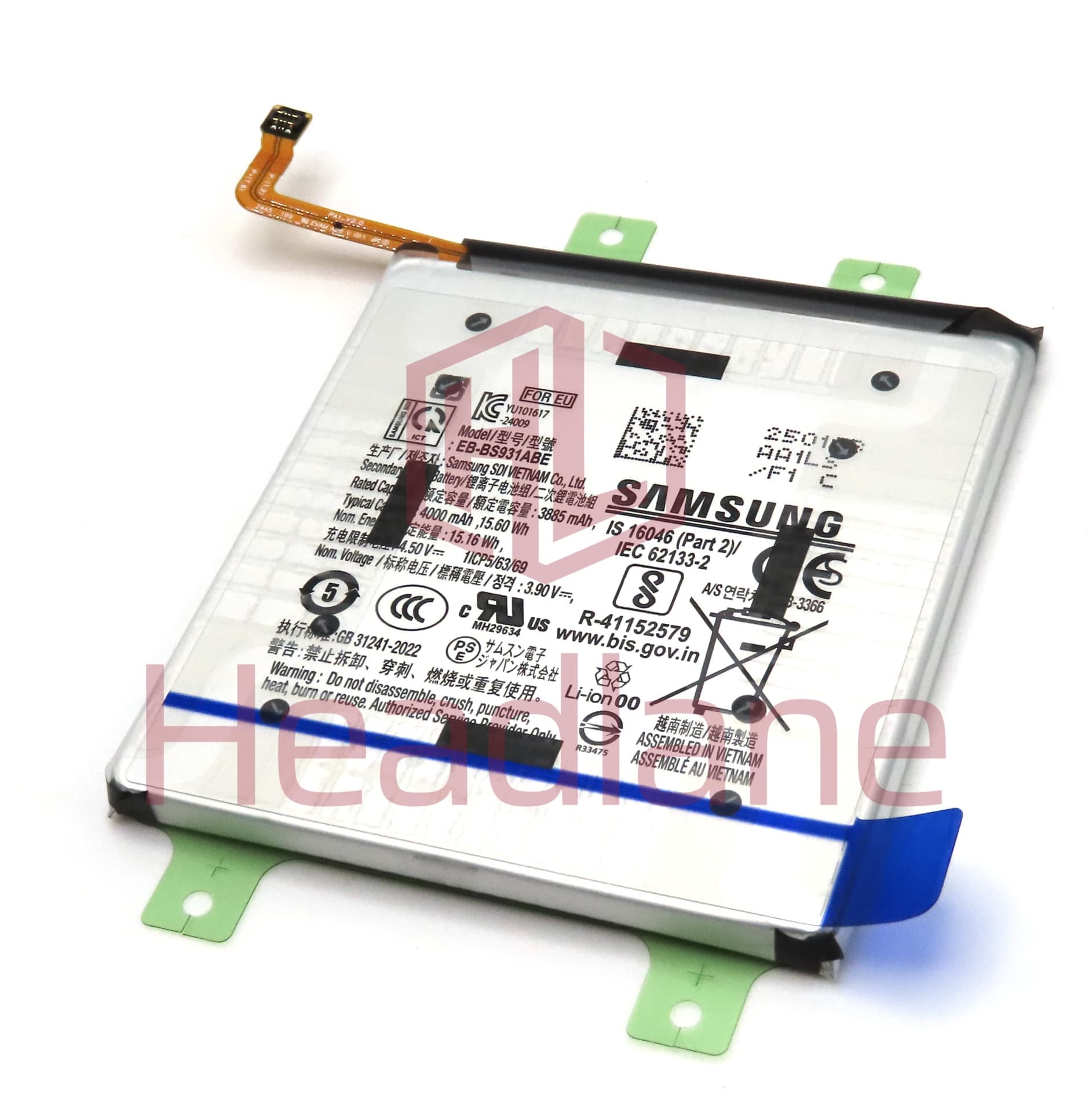 Samsung SM-S931 Galaxy S25 EB-BS931ABE 4000mAh Battery - view 2