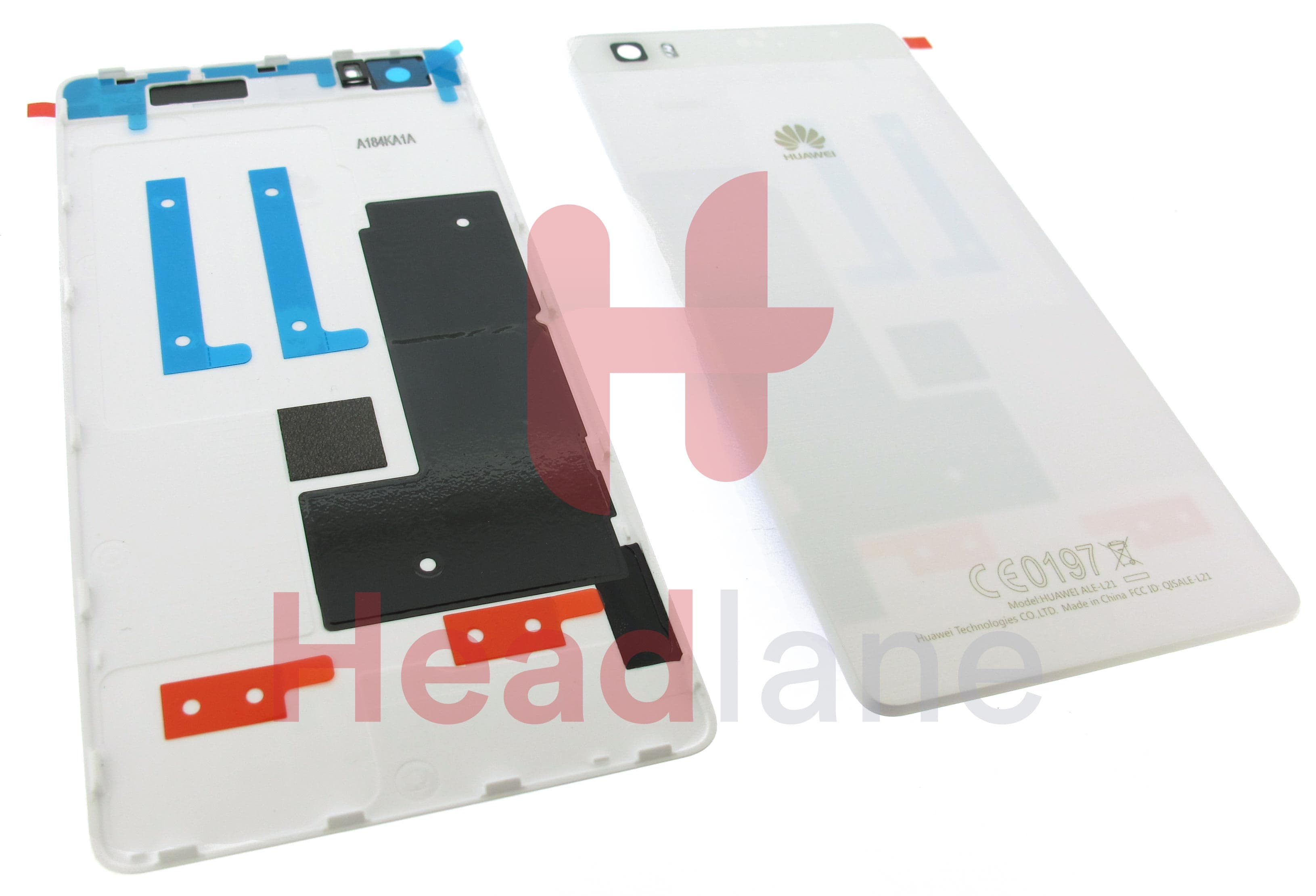 Huawei P8 Lite Battery Cover - White - view 2