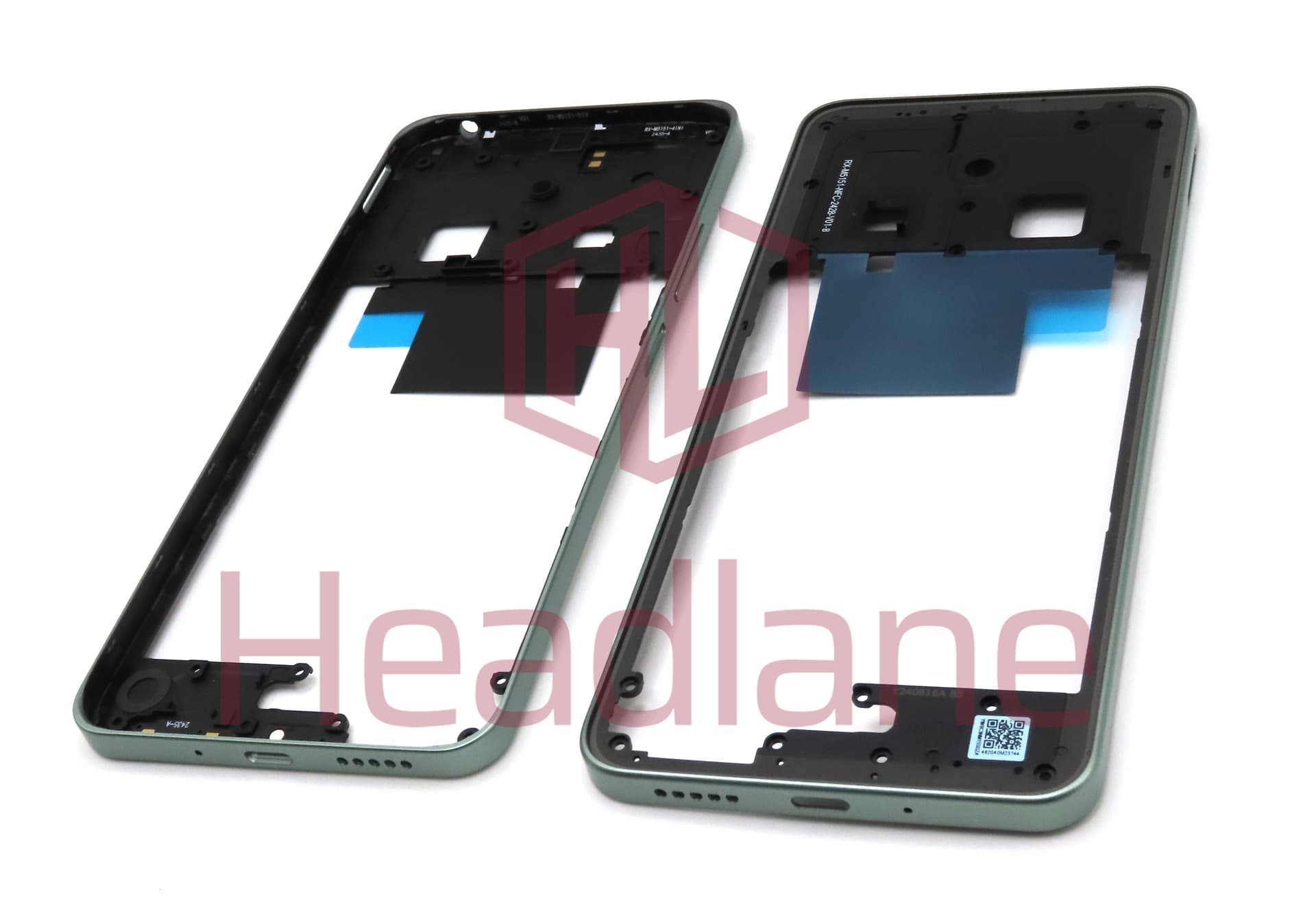 Xiaomi Poco C75 Middle Cover / Chassis - Green - view 2