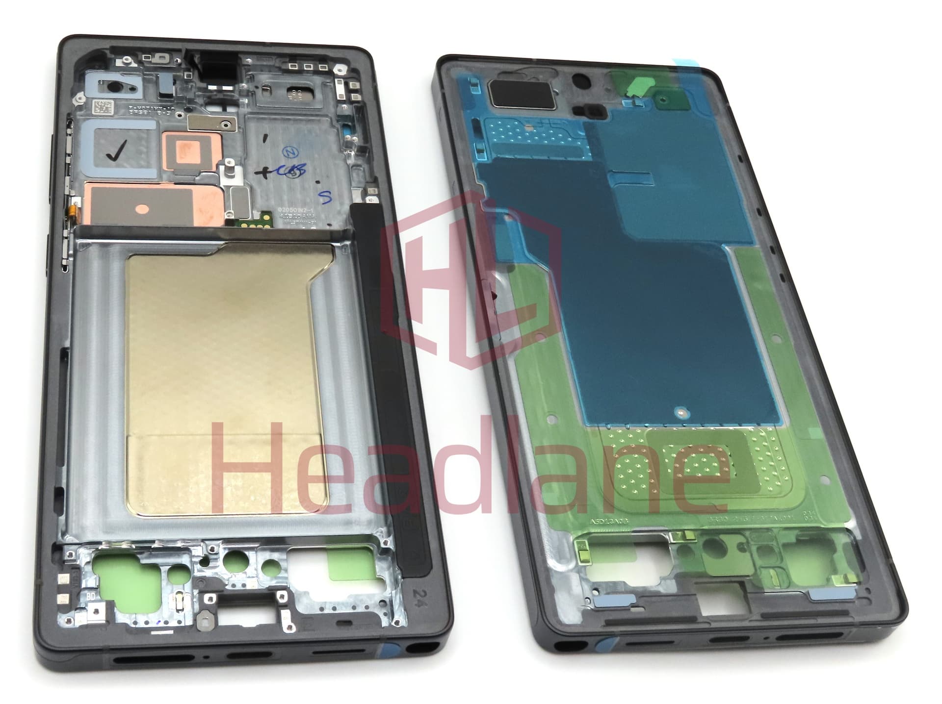 Samsung SM-S938 Galaxy S25 Ultra Display Frame / Chassis - Titanium Jetblack - view 3