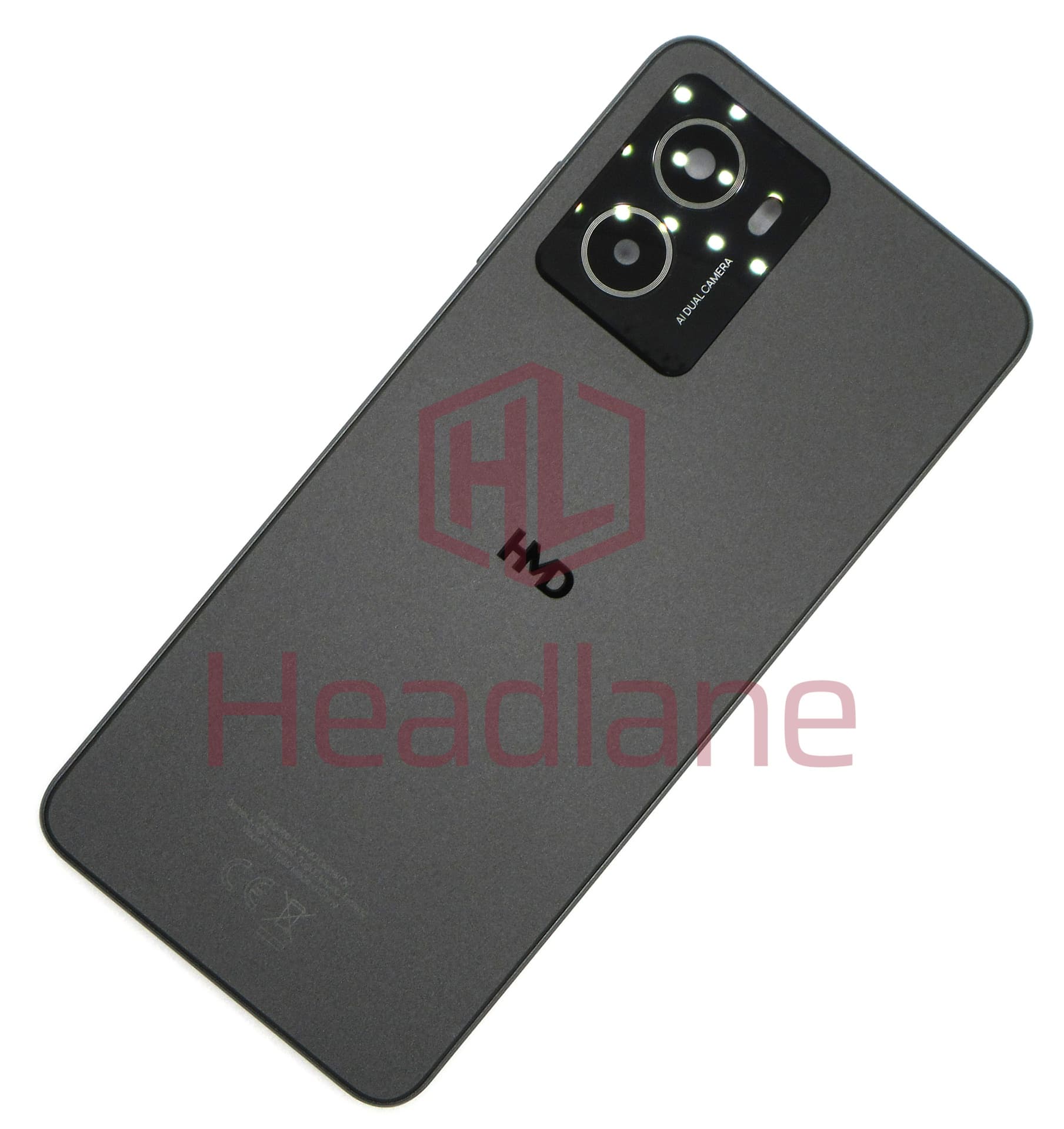 HMD Pulse Back / Battery Cover - Meteor Black - view 3
