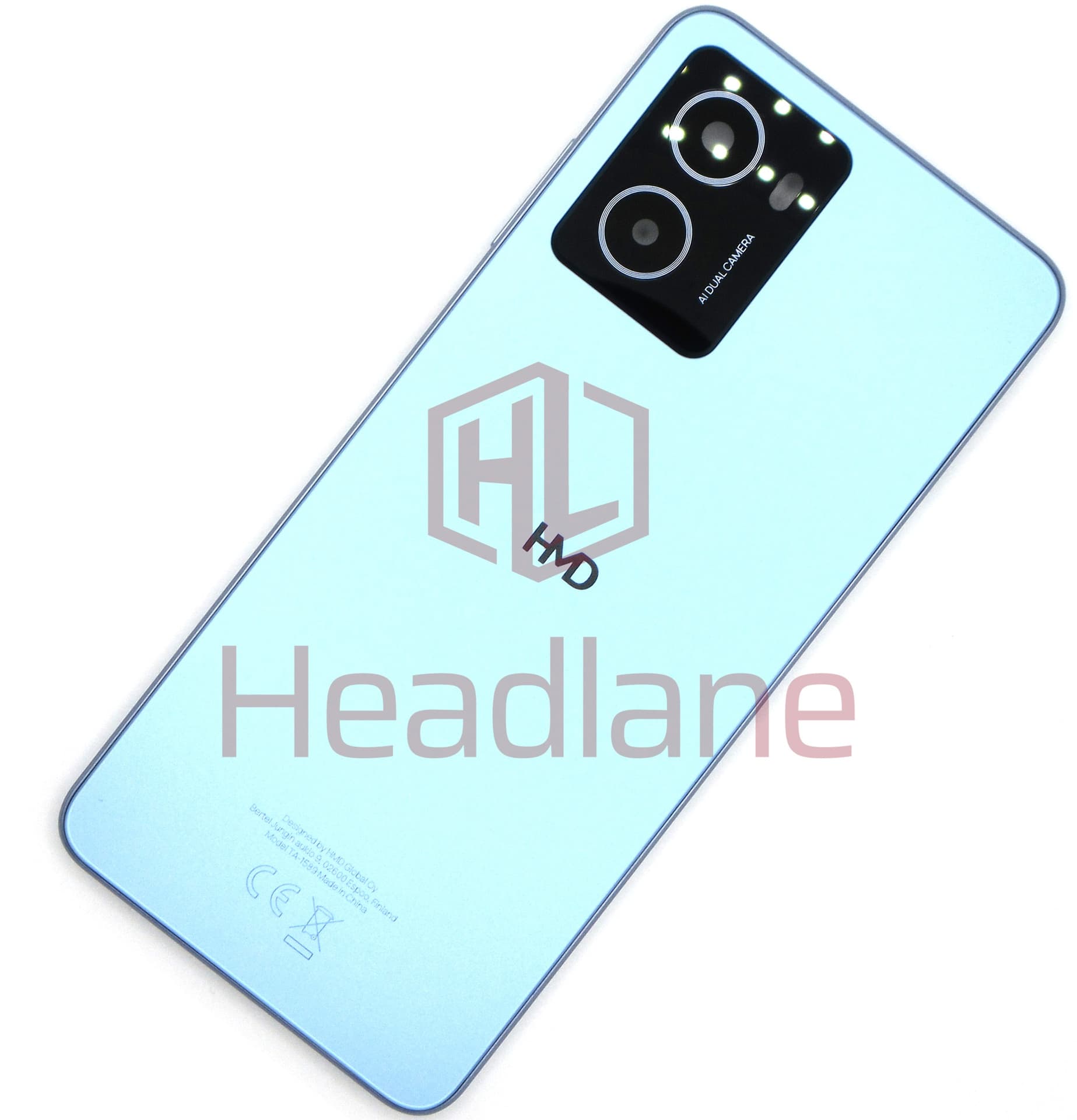 HMD Pulse Back / Battery Cover - Atmos Blue - view 4