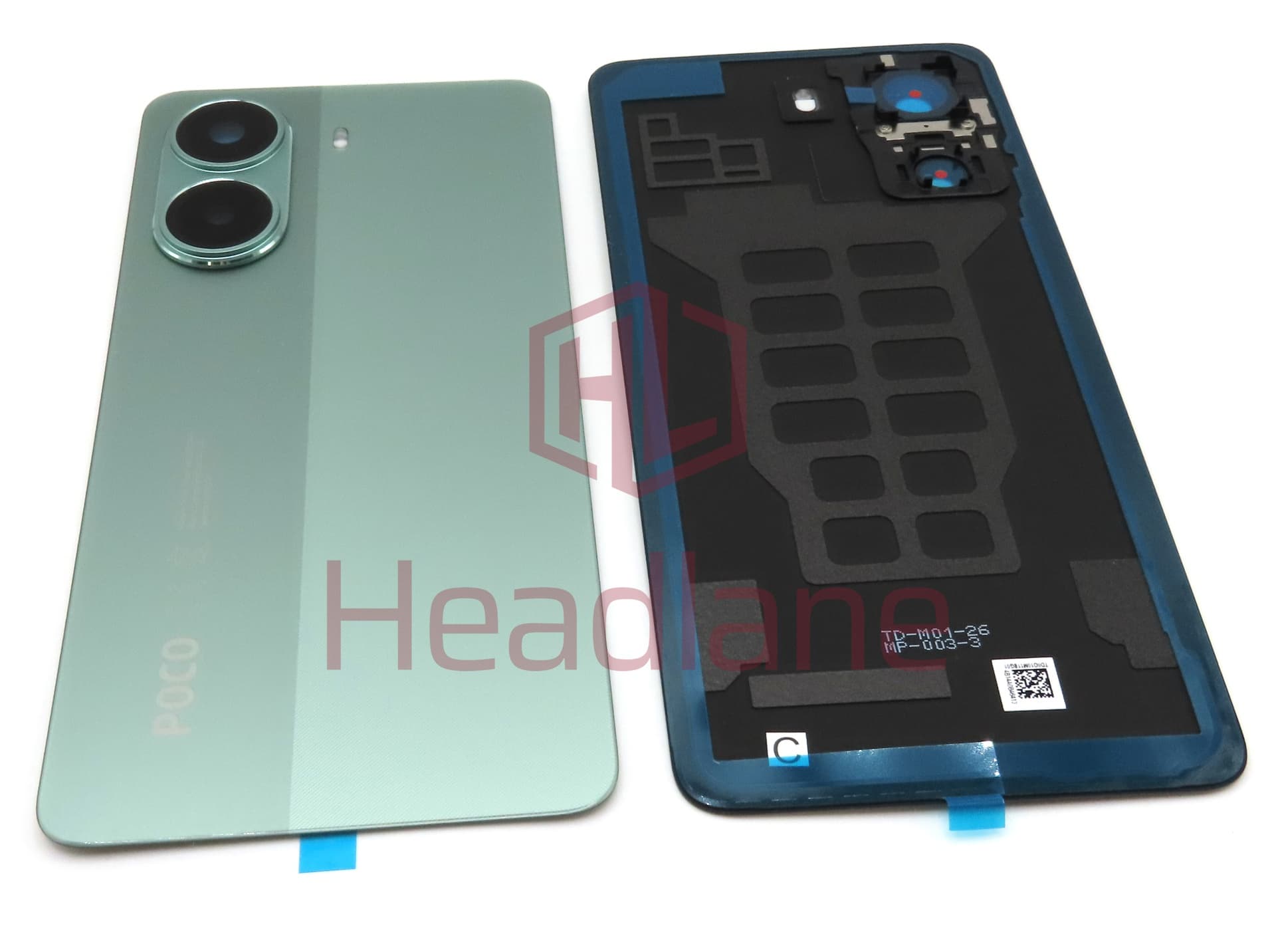 Xiaomi Poco X7 Pro Back / Battery Cover - Green - view 2