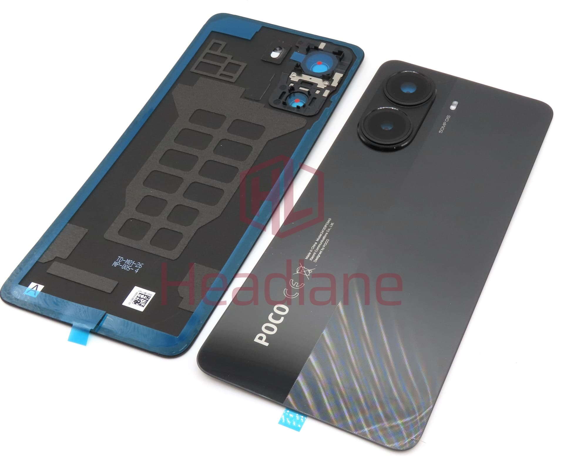 Xiaomi Poco X7 Pro Back / Battery Cover - Black - view 2