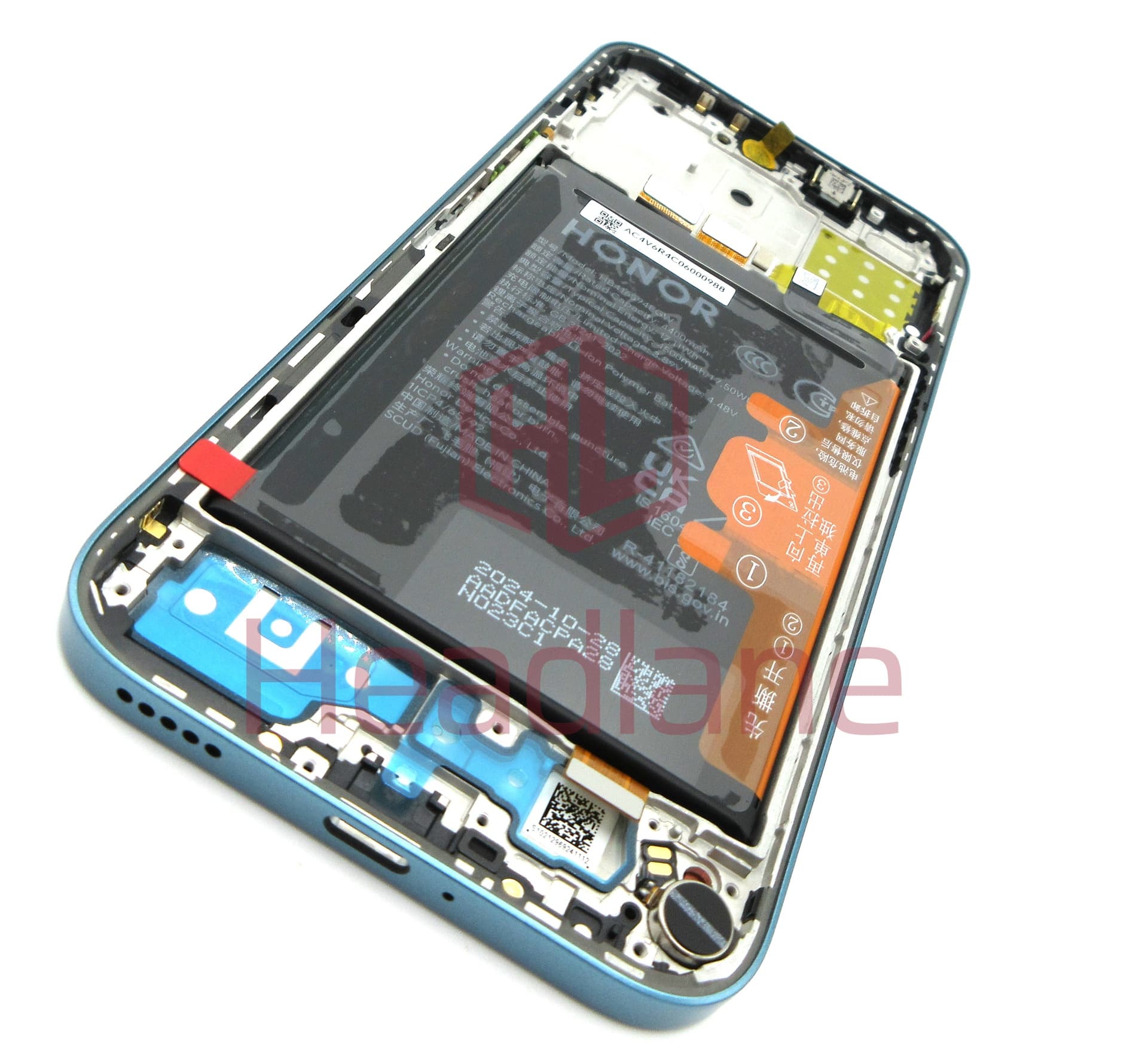 Honor 200 Lite LCD Display / Screen + Touch + HB416594EGW Battery - Cyan Lake - view 2