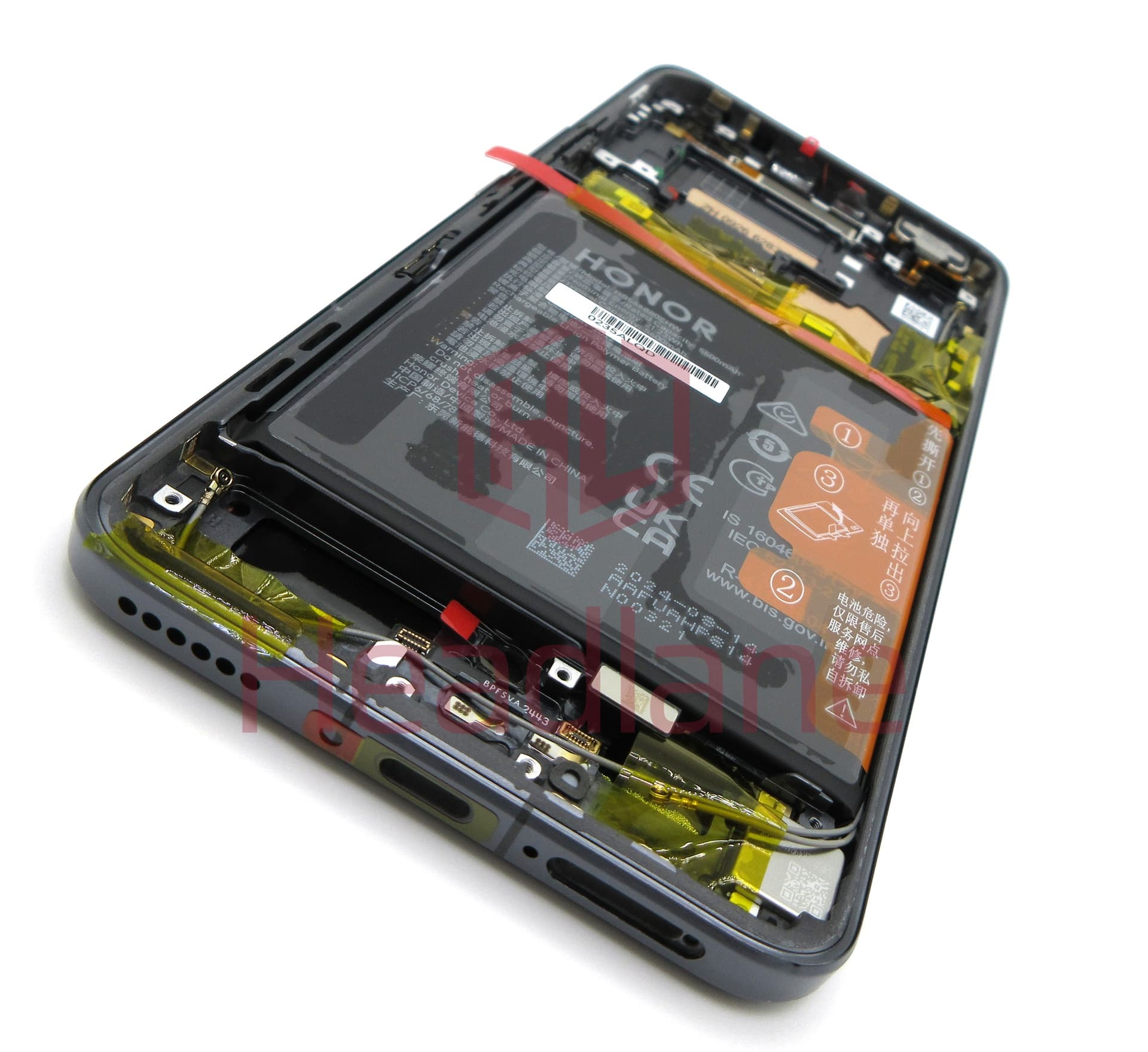 Honor Magic6 Pro LCD Display / Screen + Touch + Battery Assembly - Black - view 2