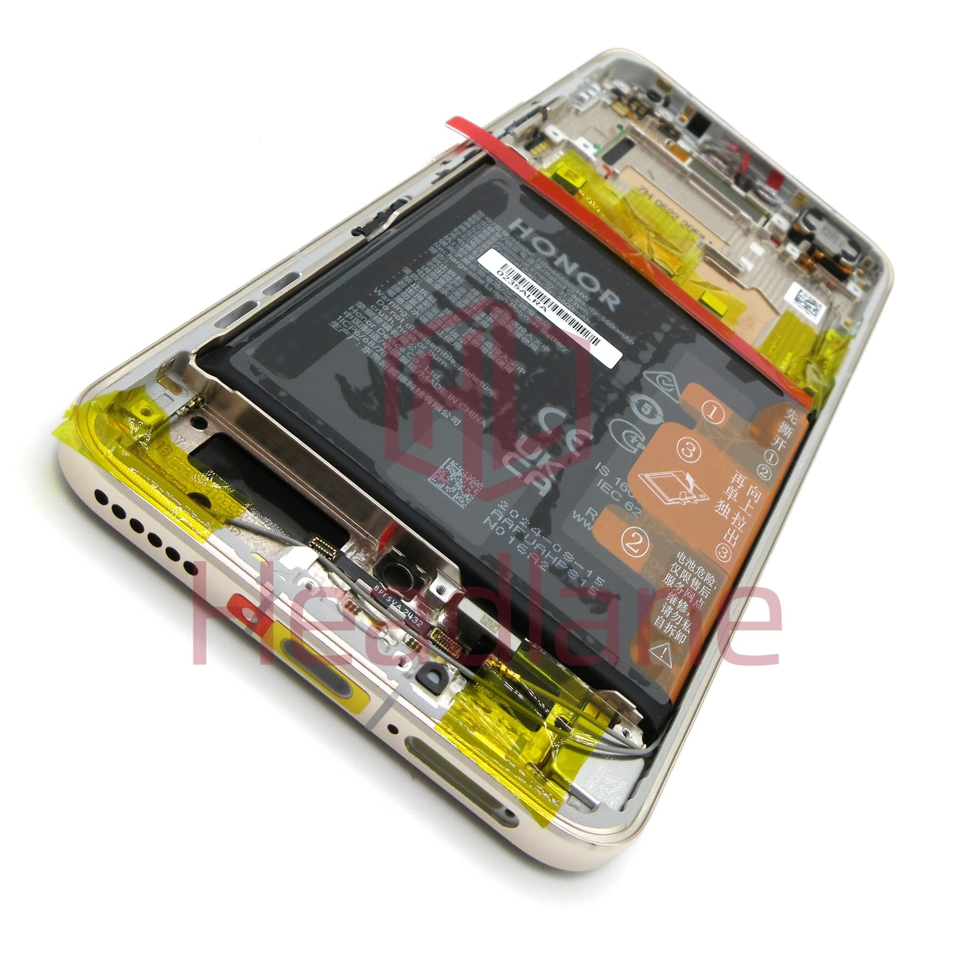 Honor Magic6 Pro LCD Display / Screen + Touch + Battery Assembly - Epi Green - view 2