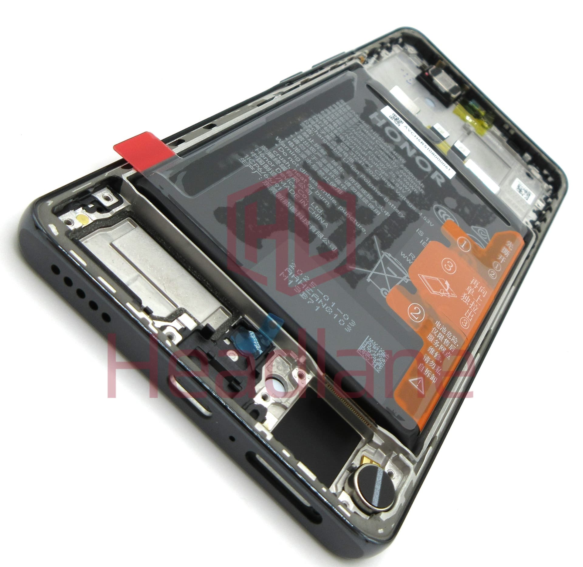Honor Magic7 Lite LCD Display / Screen + Touch + HB556794EIW Battery - Titanium Black - view 2