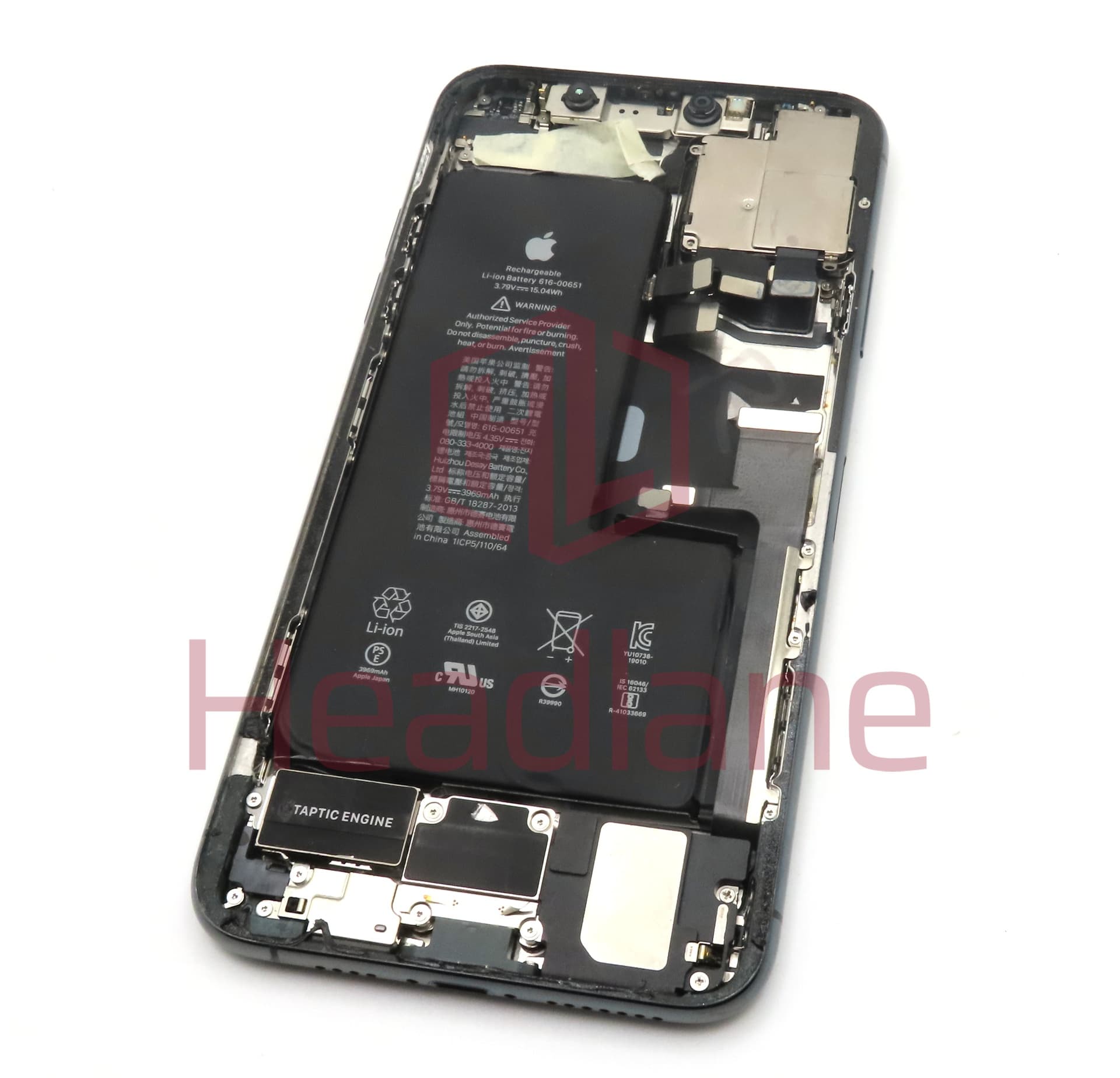 Apple iPhone 11 Pro Max Back / Battery Cover + Small Parts - Midnight Green (Pulled - Grade B) - view 2