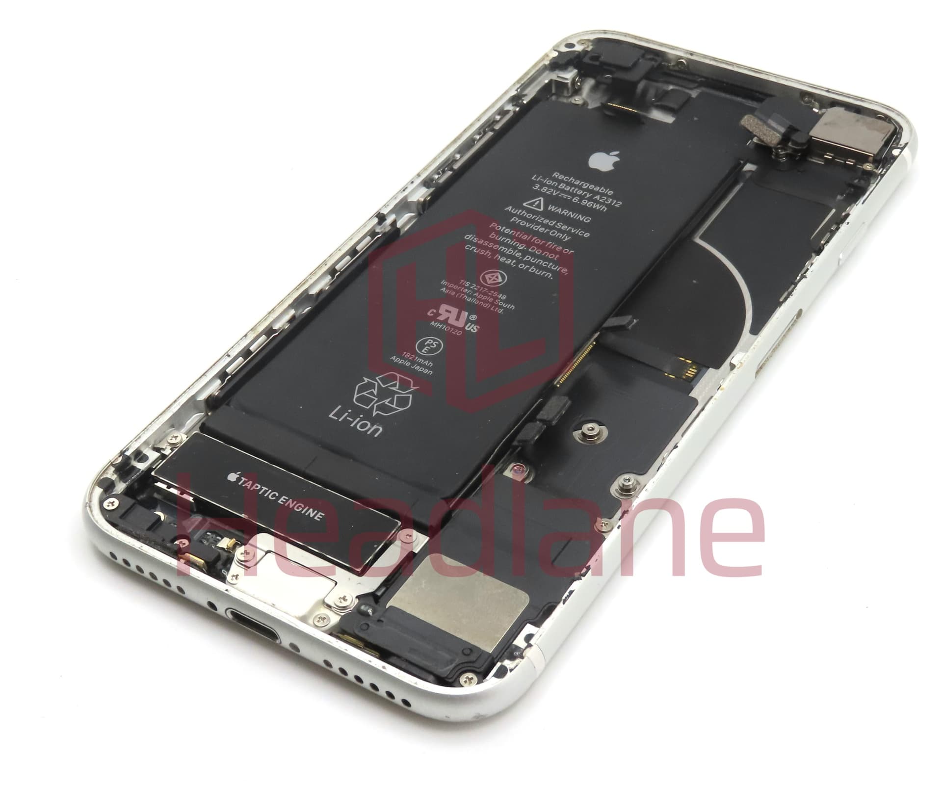 iPhone SE (2nd Gen) Back / Battery Cover + Small Parts - White (Pulled - Grade C) - view 2