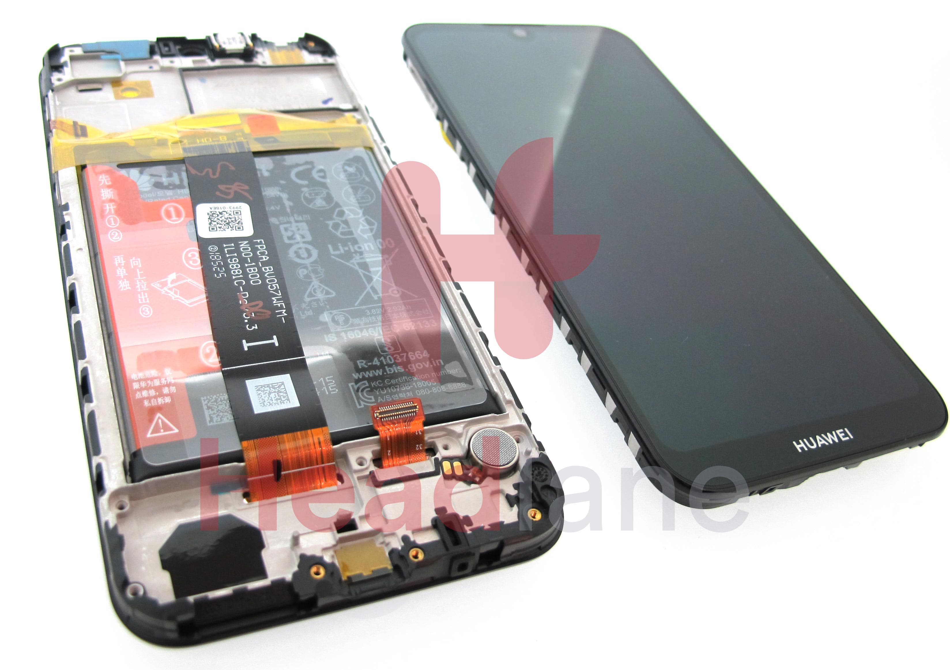 Huawei Y5 (2019) LCD Display / Screen + Touch + Battery - view 2