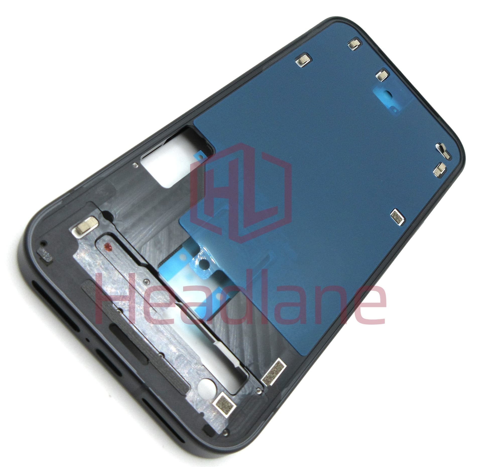 Google Pixel 9a Middle Cover / Chassis - Obsidian / Black - view 2