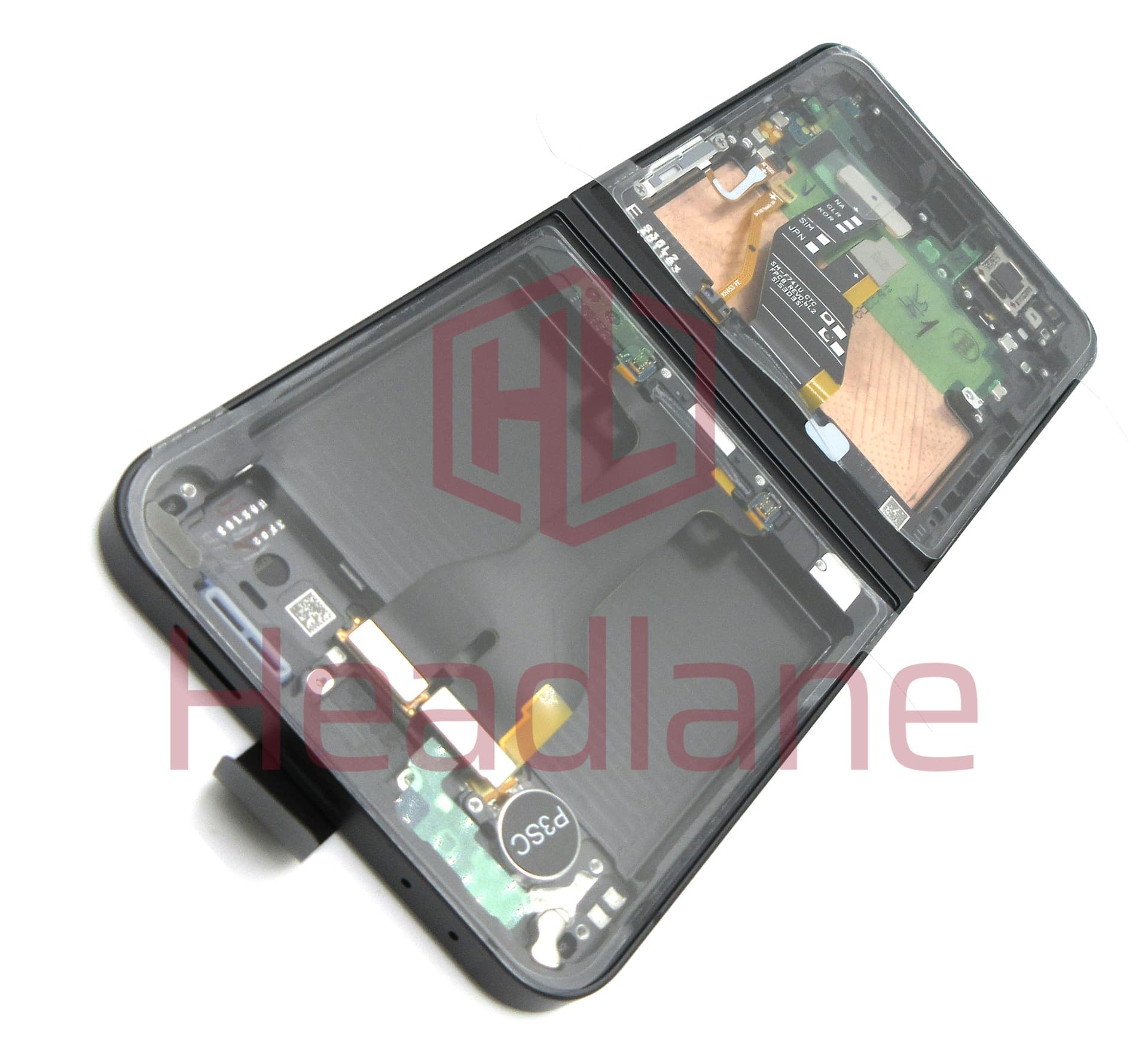 Samsung SM-F741 Galaxy Z Flip6 5G LCD Display / Screen + Touch - Crafted Black - view 2