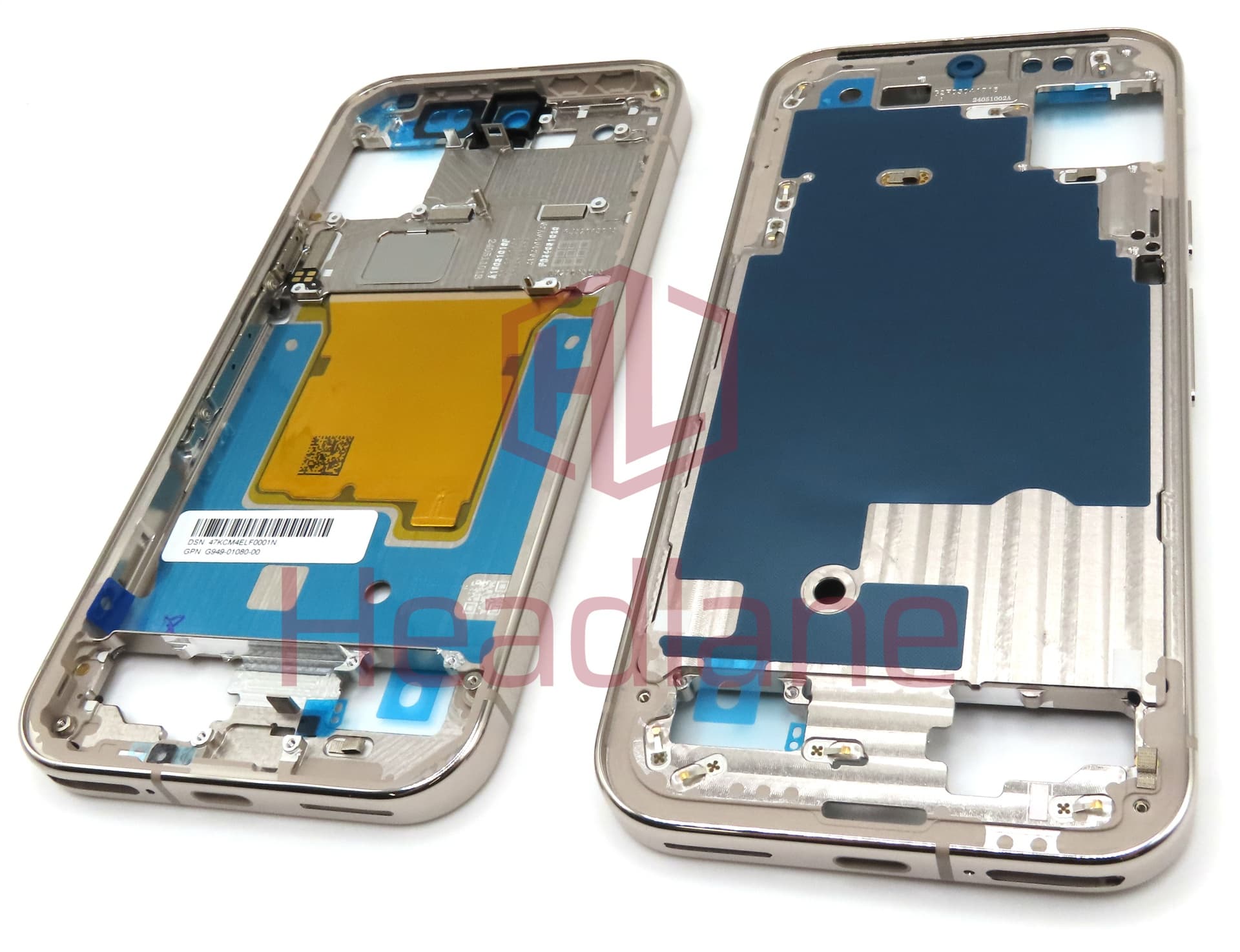 Google Pixel 9 Pro Middle Cover / Chassis  - Porcelain / White - view 2