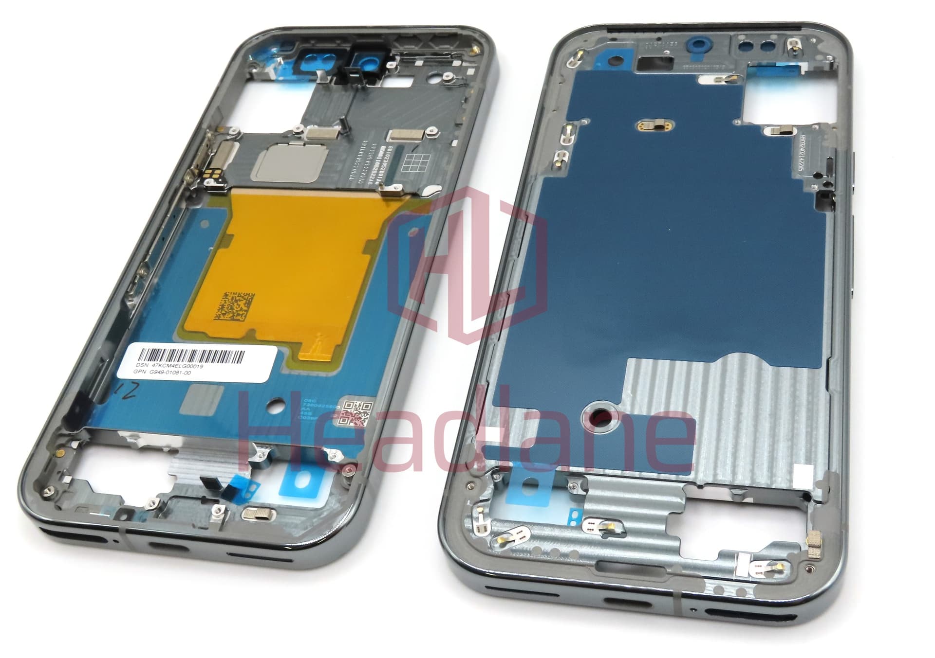 Google Pixel 9 Pro Middle Cover / Chassis  - Hazel / Grey - view 2