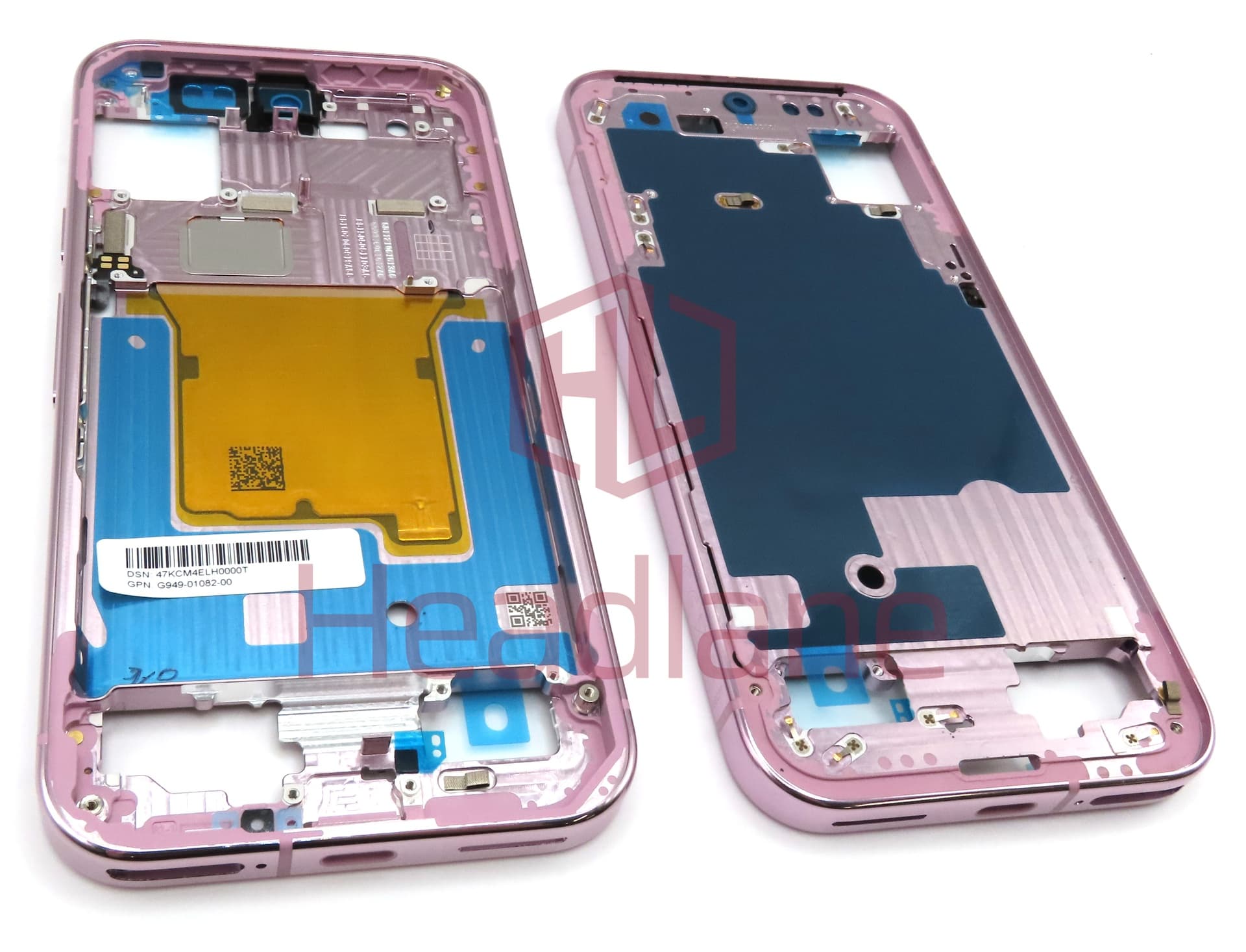 Google Pixel 9 Pro Middle Cover / Chassis  - Light Pink - view 3