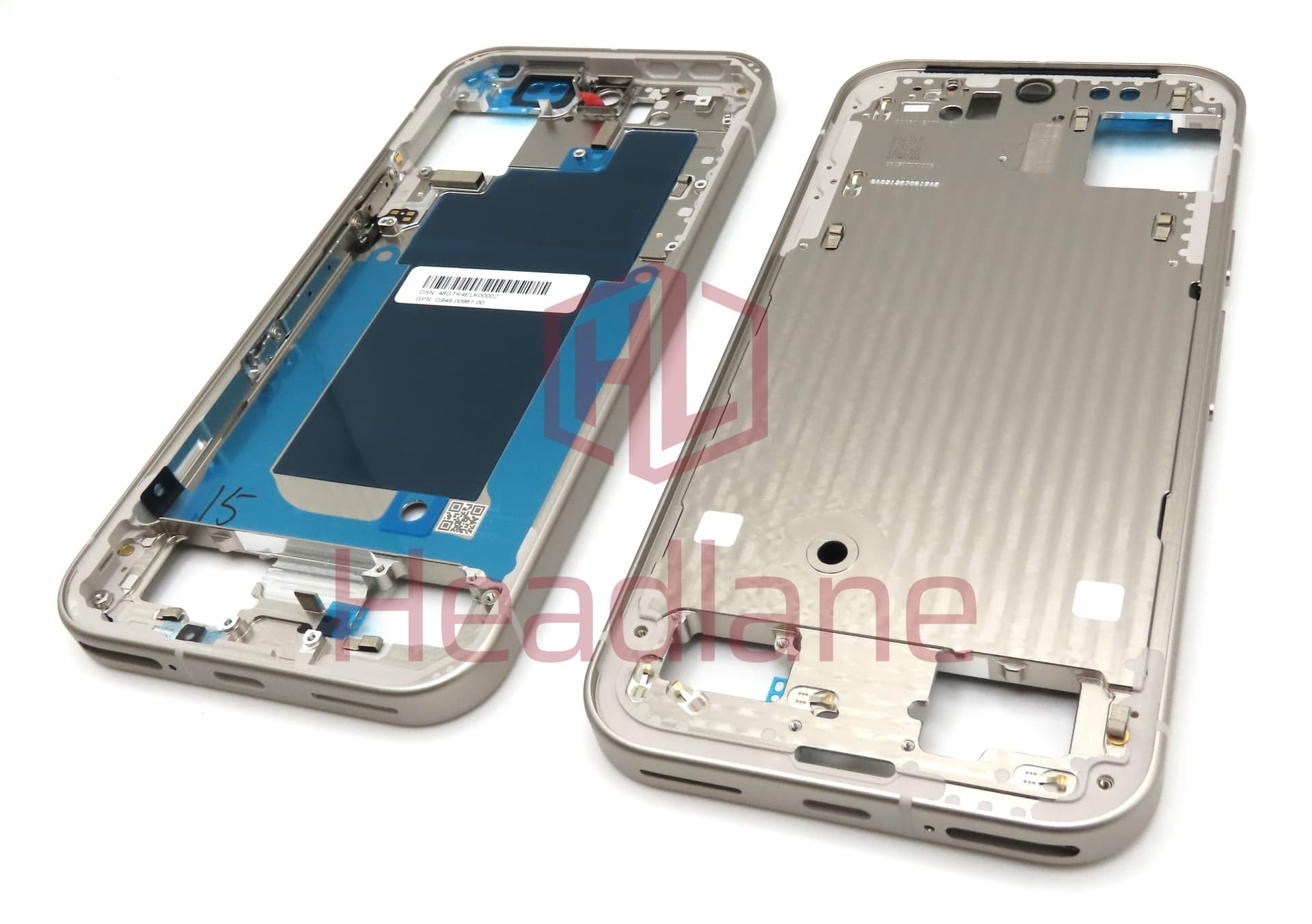 Google Pixel 9 Middle Cover / Chassis - Porcelain / White - view 2
