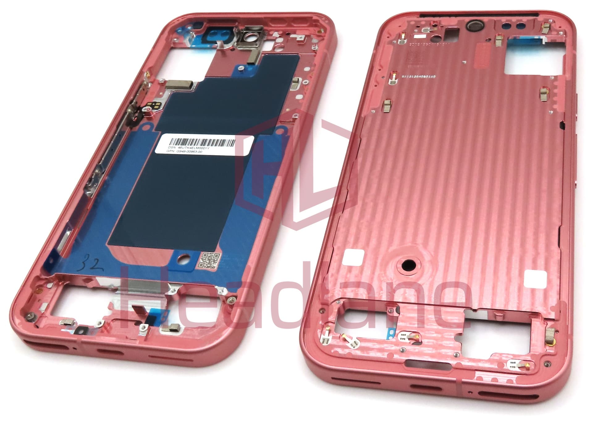 Google Pixel 9 Middle Cover / Chassis - Cosmo / Pink - view 2