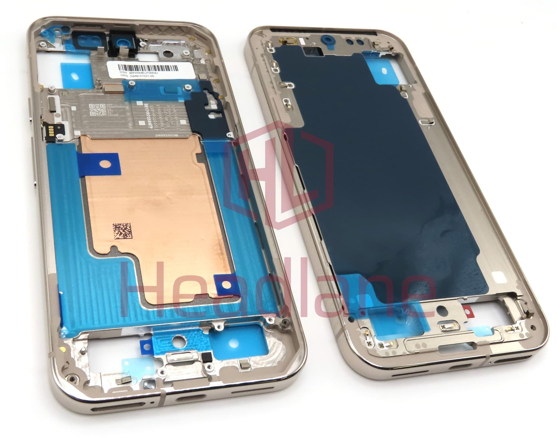 Google Pixel 9 Pro XL Middle Cover / Chassis - Porcelain / White - view 3
