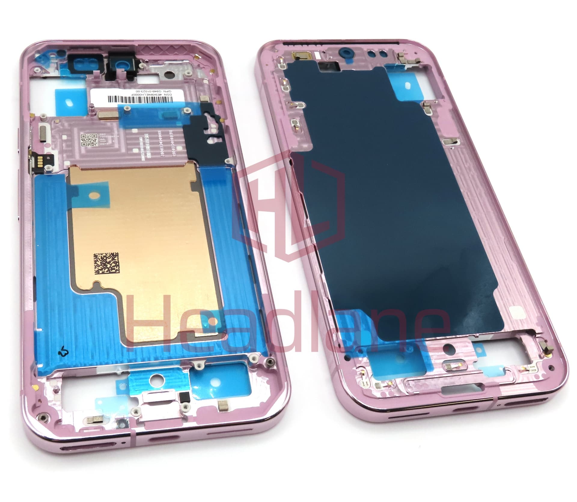 Google Pixel 9 Pro XL Middle Cover / Chassis - Light Pink - view 3