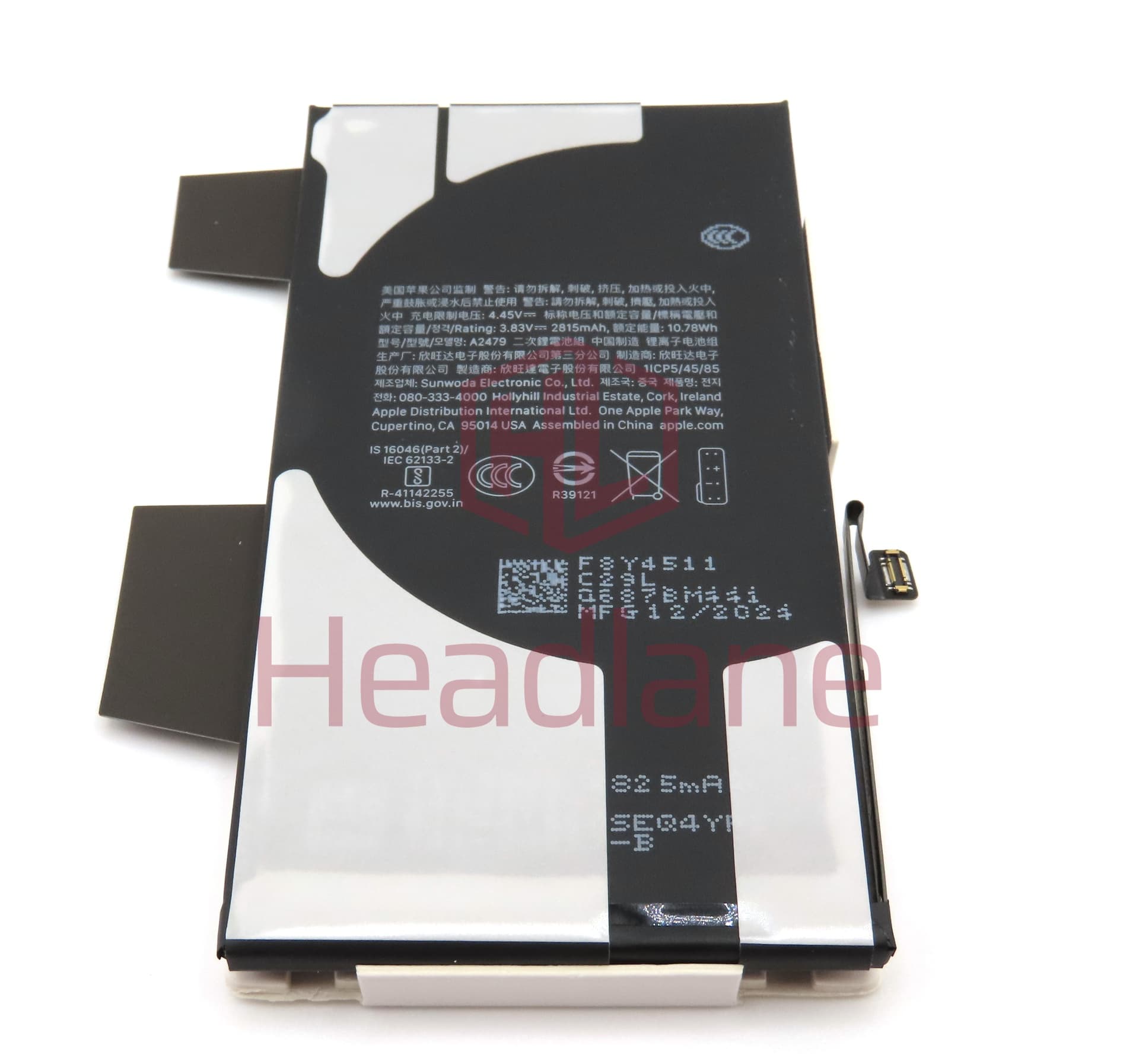 Apple iPhone 12 / 12 Pro 2815mAh Battery (Original / Service Stock) - view 2