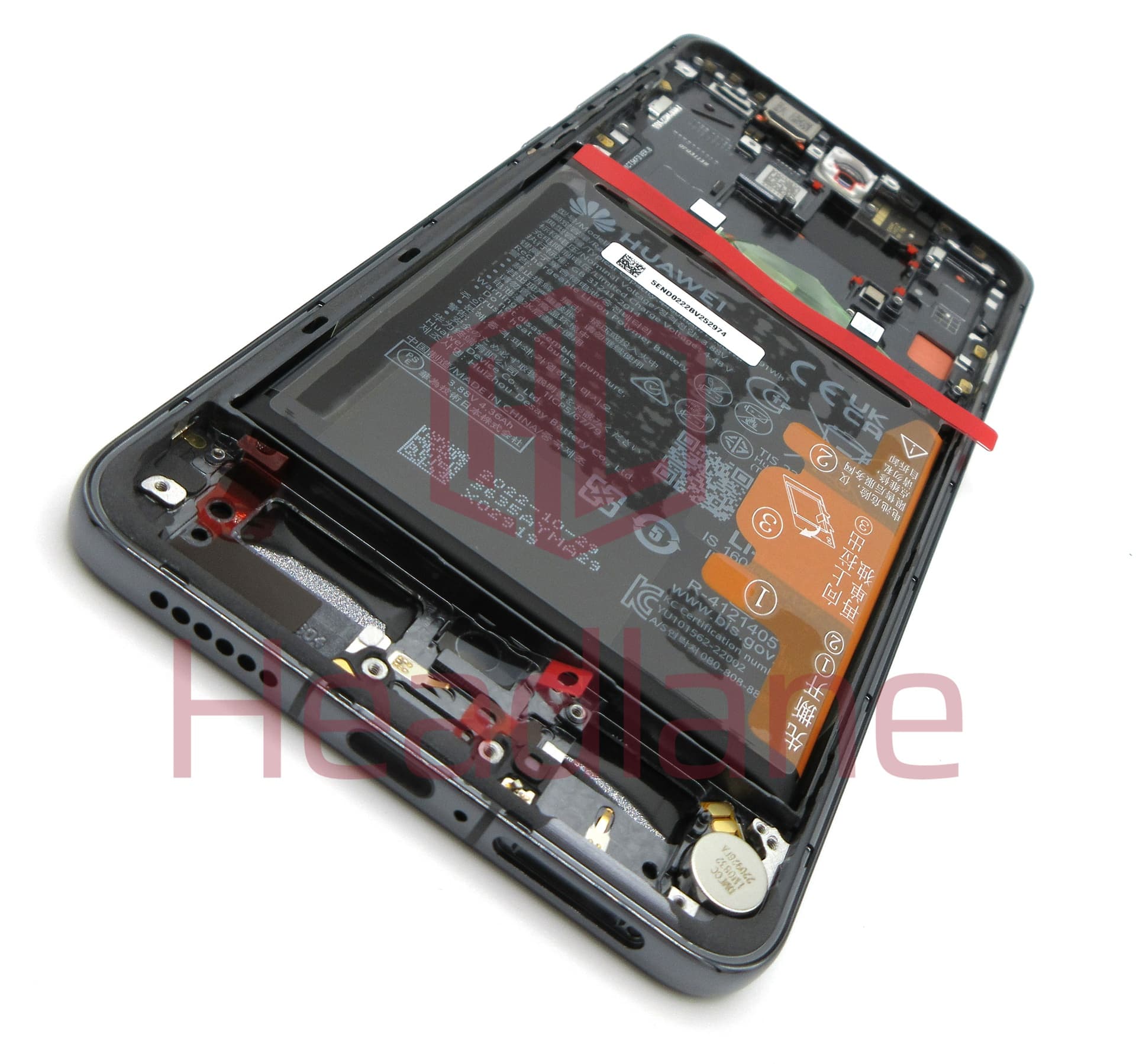 Huawei Mate 50 LCD Display / Screen + Touch + Battery - Black - view 2