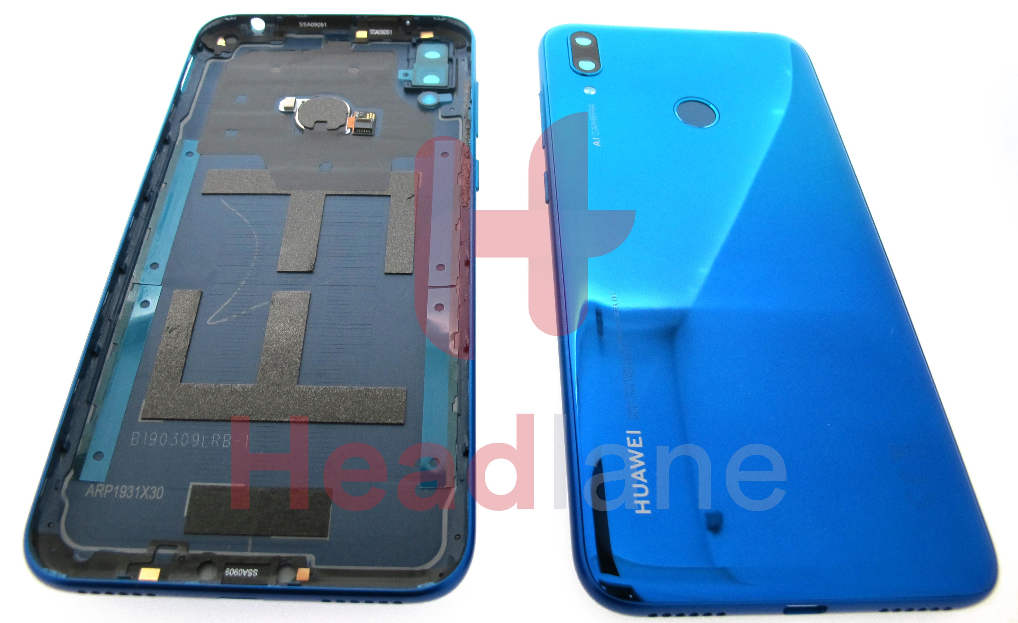 Huawei Y7 (2019) Back / Battery Cover - Blue - view 2