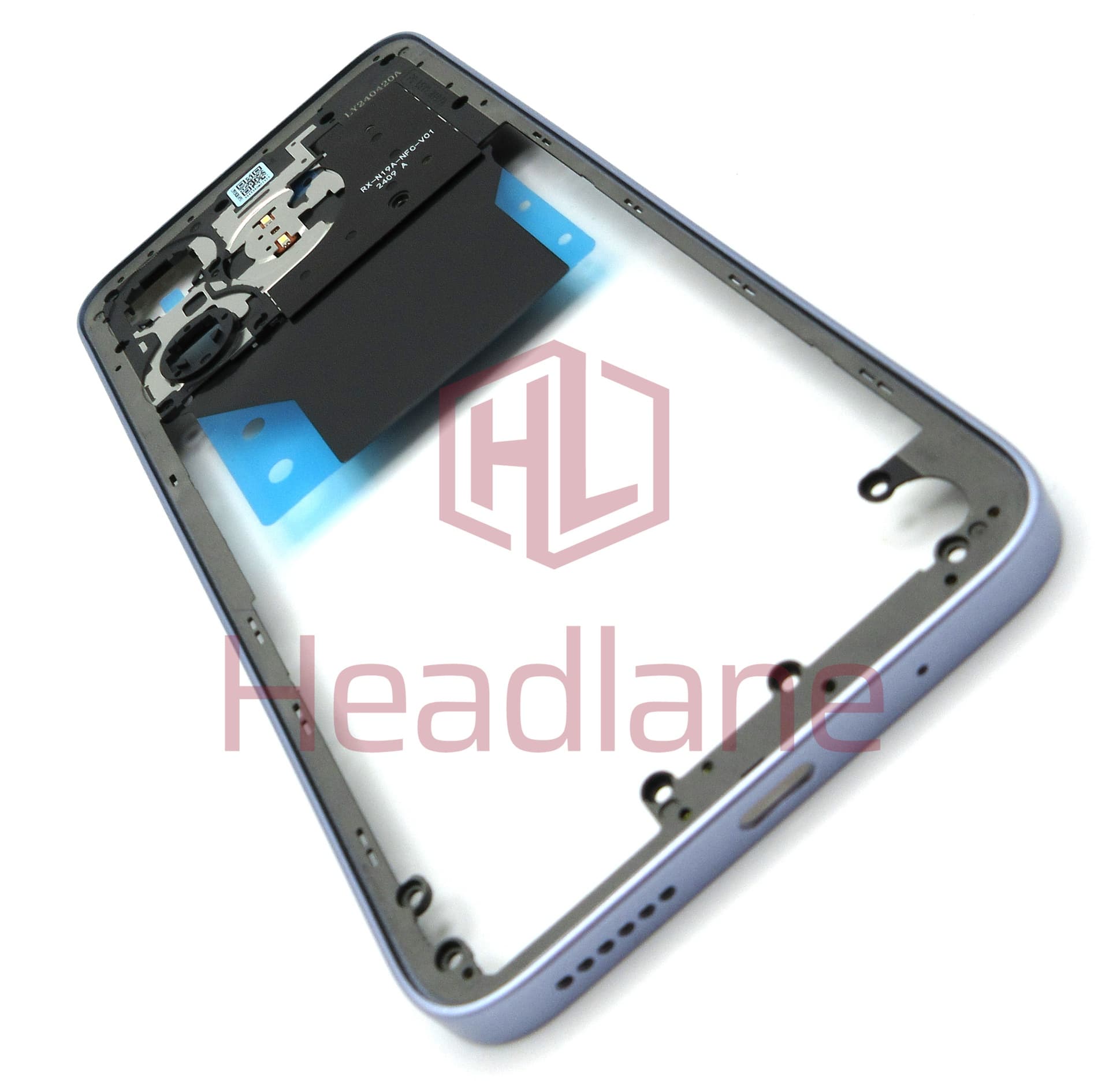 Xiaomi Poco M6 Middle Cover / Chassis - Purple - view 2