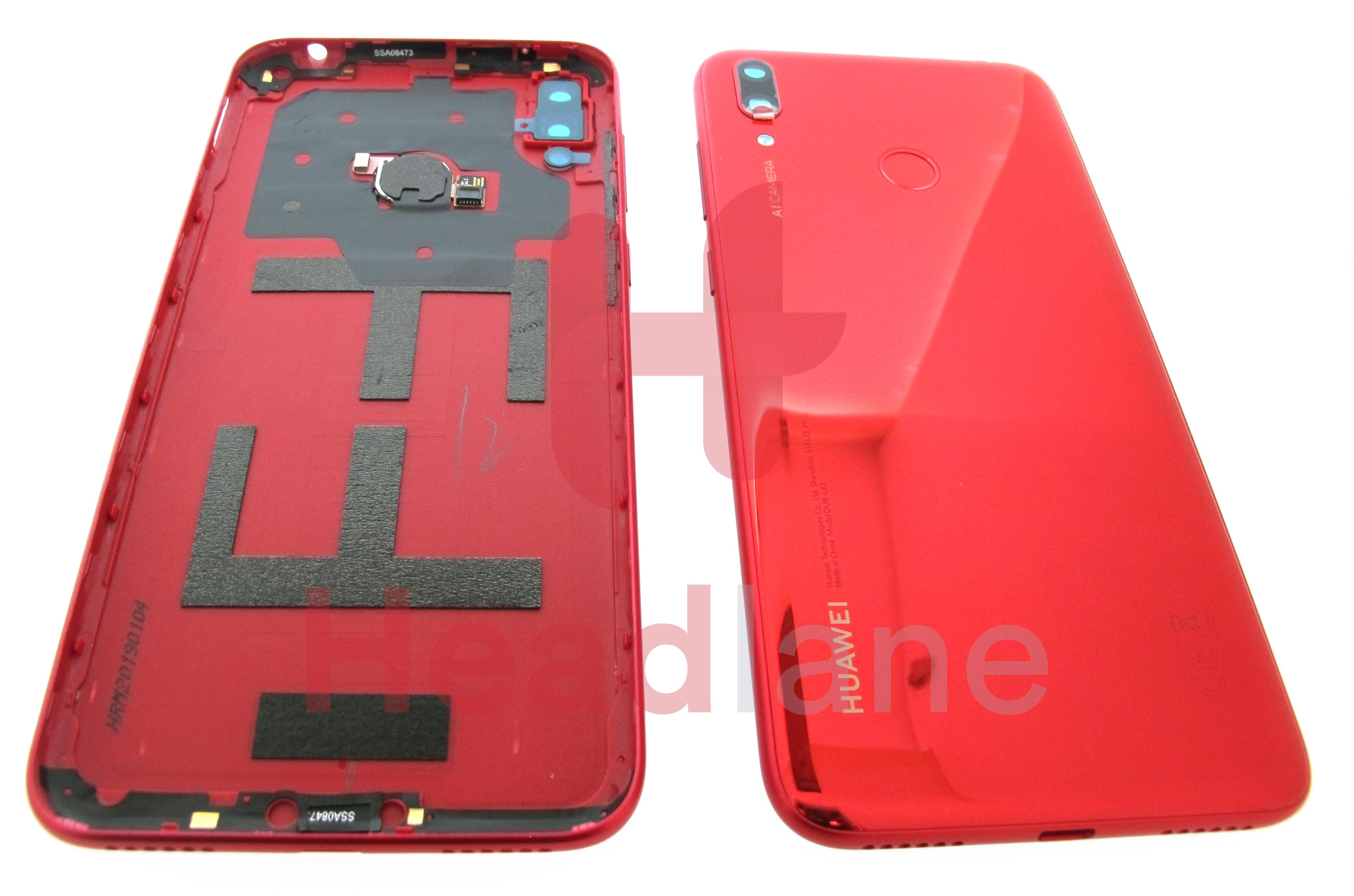 Huawei Y7 (2019) Back / Battery Cover - Red - view 2