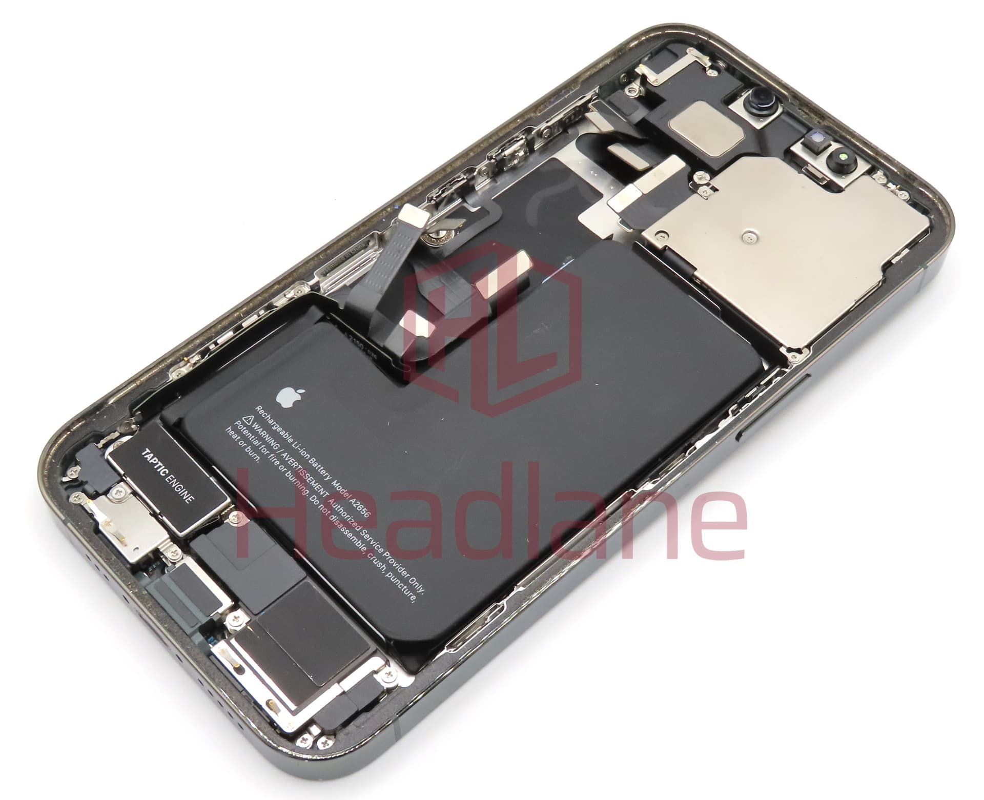 iPhone 13 Pro Back / Battery Cover + Small Parts - Green (Pulled - Grade B) - view 2