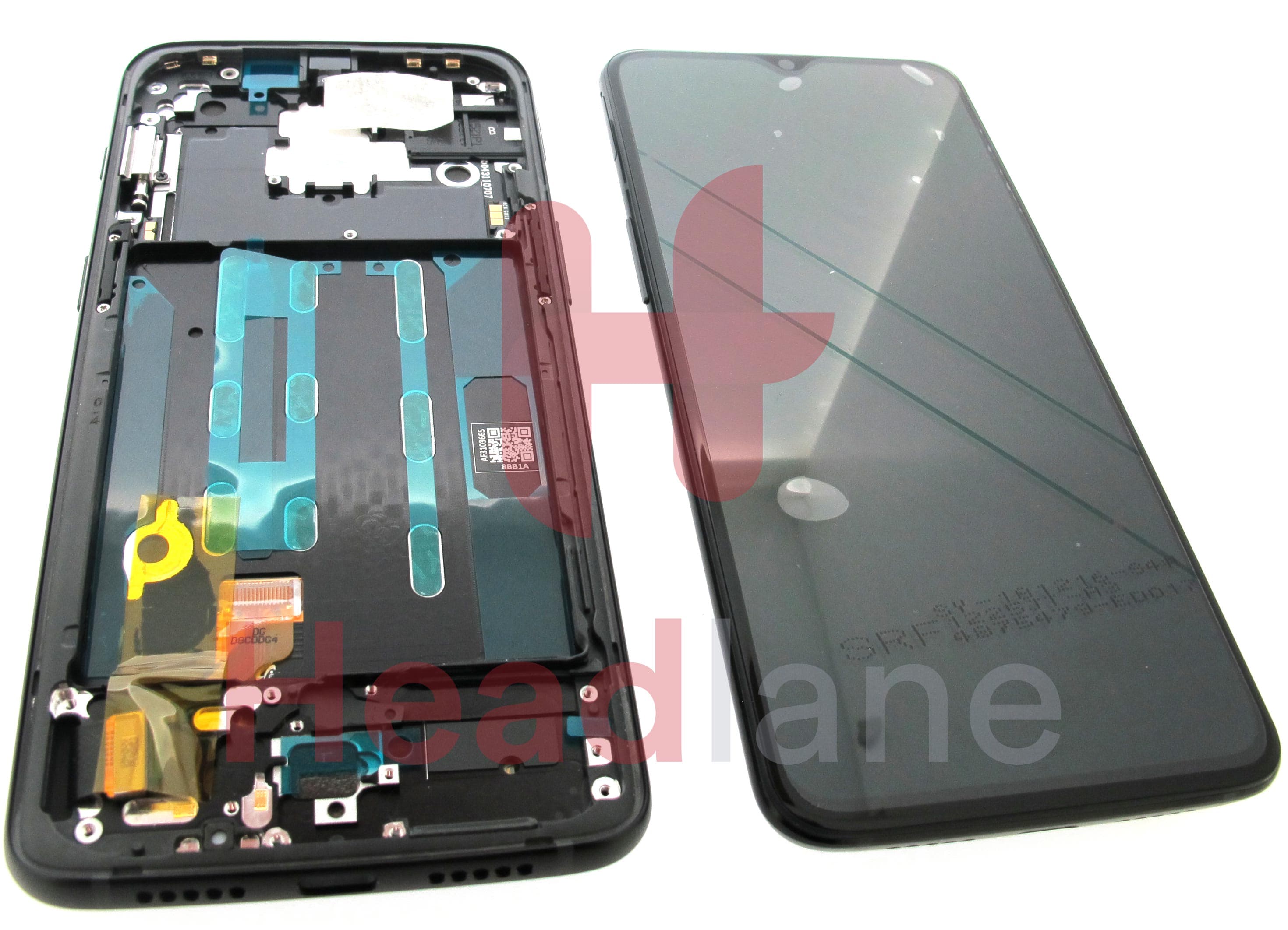 OnePlus 6T LCD Display / Screen + Touch - Midnight Black - view 2