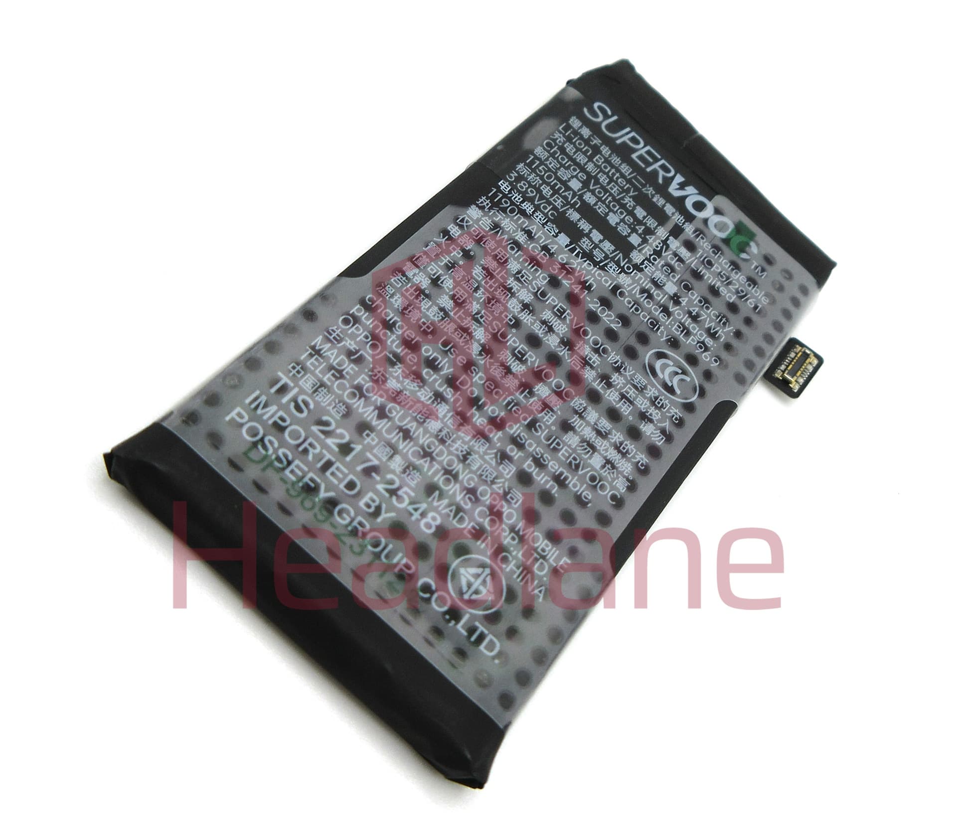 Oppo PGT110 CPH2437 Find N2 Flip BLP969 1190mAh Battery - view 2