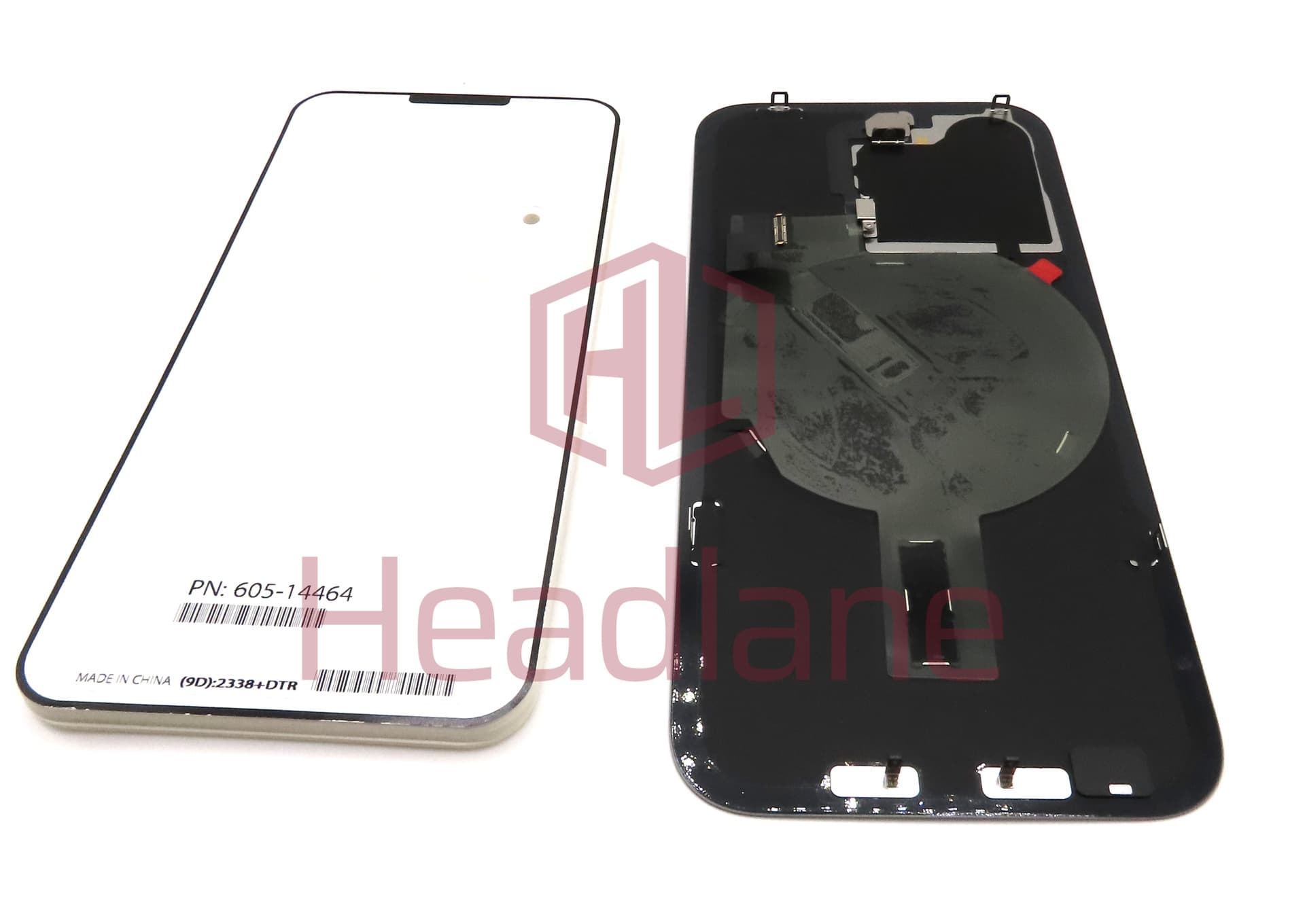 Apple iPhone 15 Pro Back / Battery Cover - Natural Titanium (Service Pack) - view 2