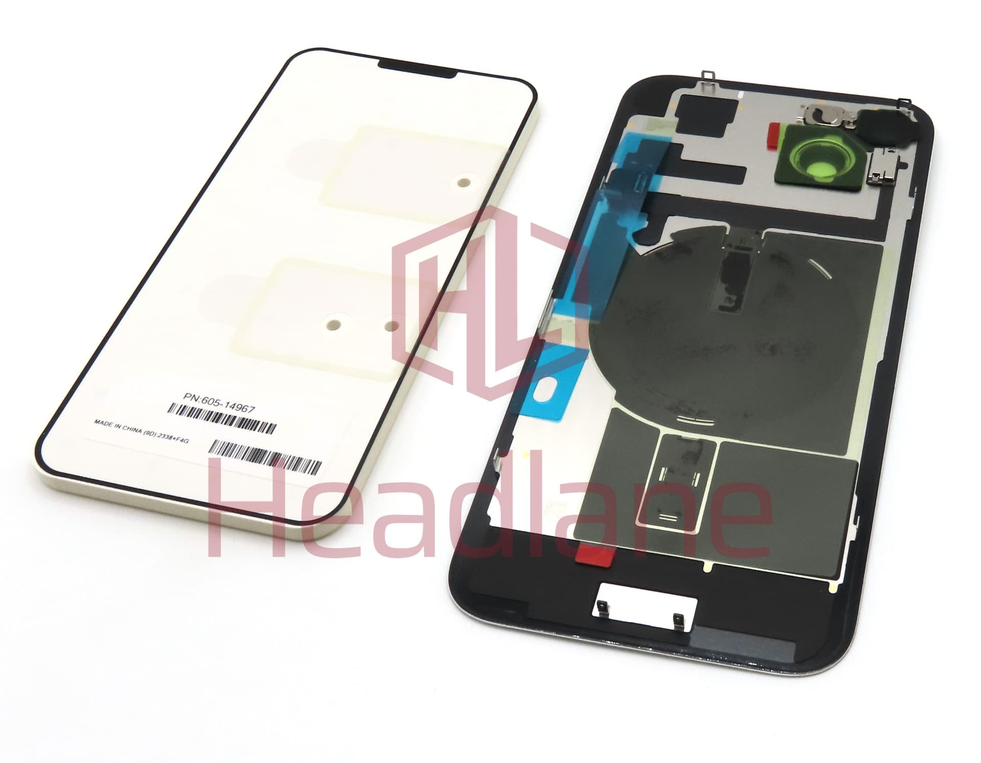 Apple iPhone 15 Plus Back / Battery Cover - Green (Service Pack) - view 2