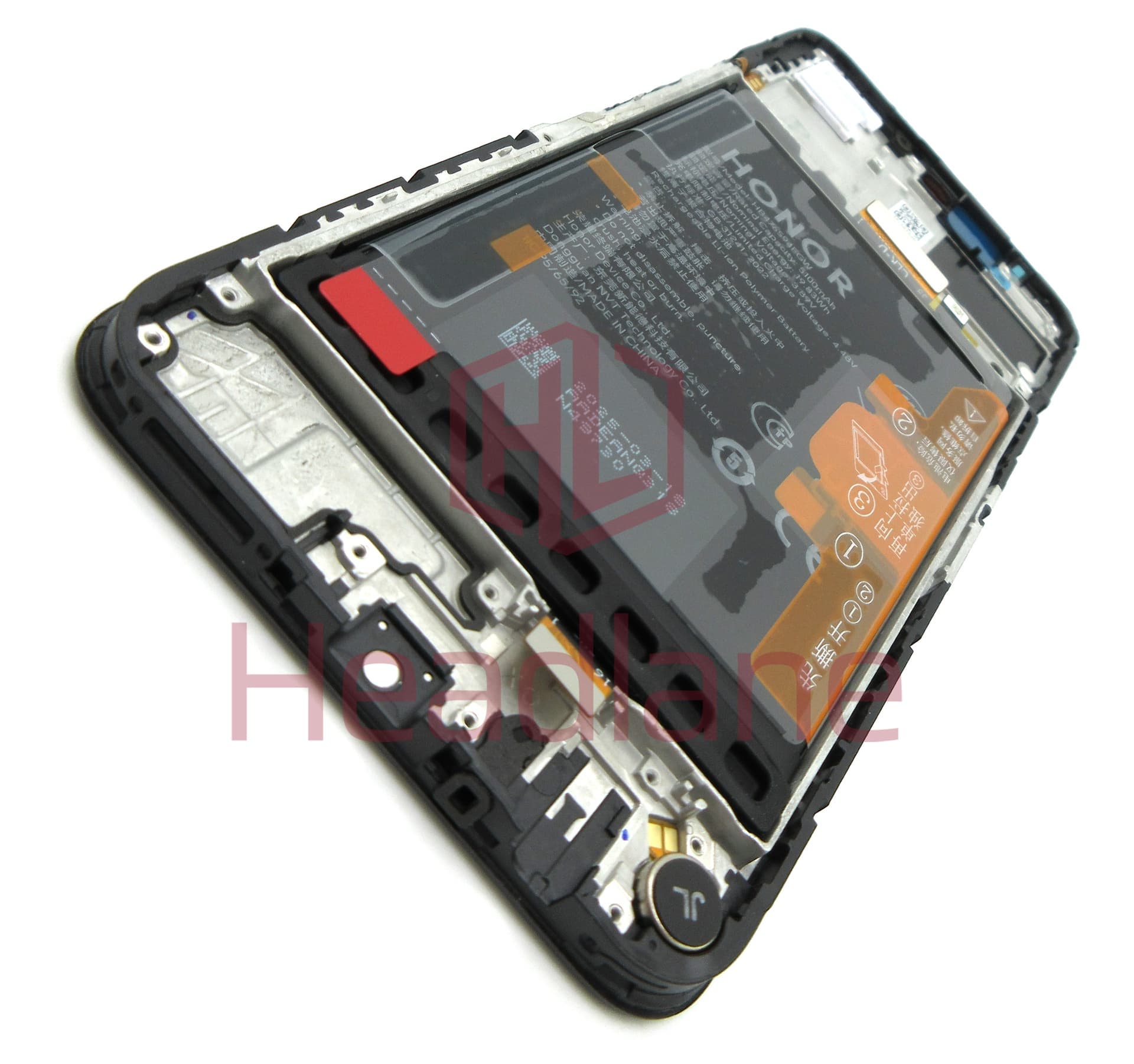 Honor X7c 5G / 200 Smart LCD Display / Screen + Touch + HB476594EGW Battery - Black - view 2
