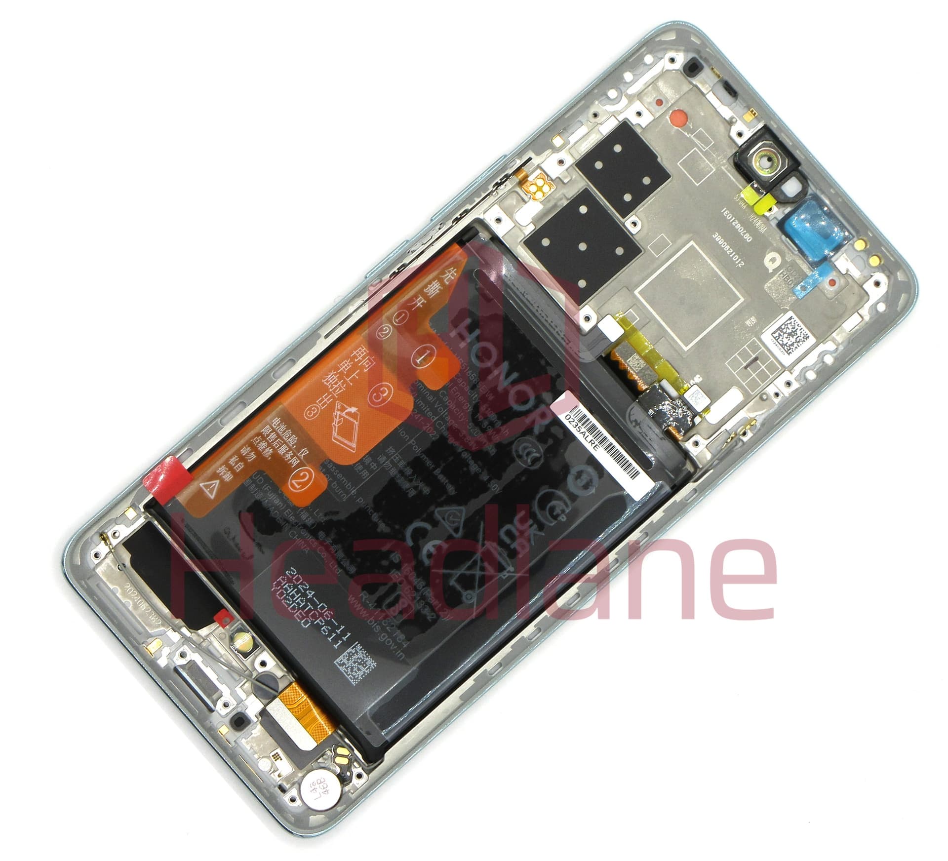 Honor 200 Pro LCD Display / Screen + Touch + HB516585EIW Battery - Ocean Cyan - view 2