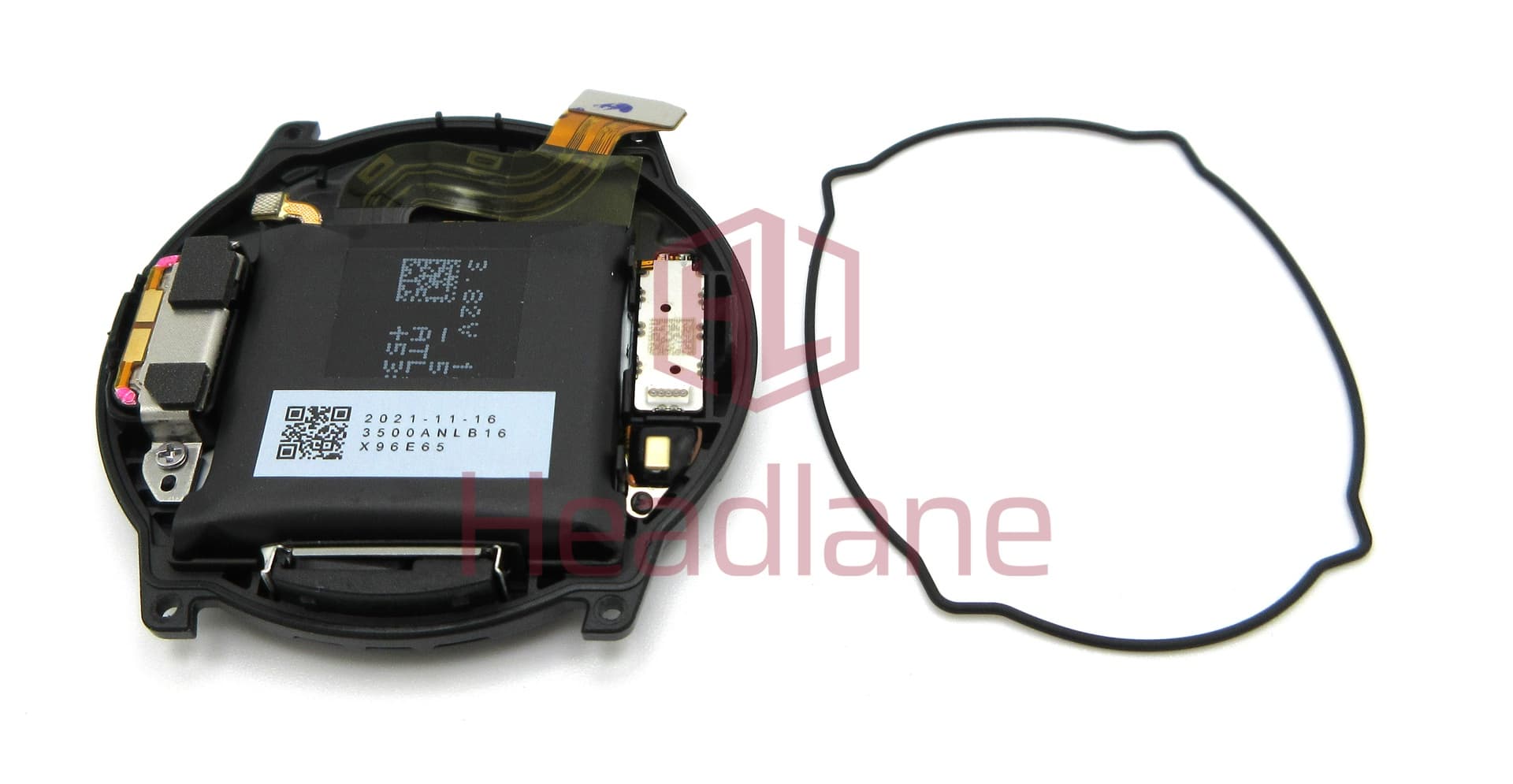 Honor MagicWatch 2 (46mm) Back / Battery Cover + Battery - Black - view 2