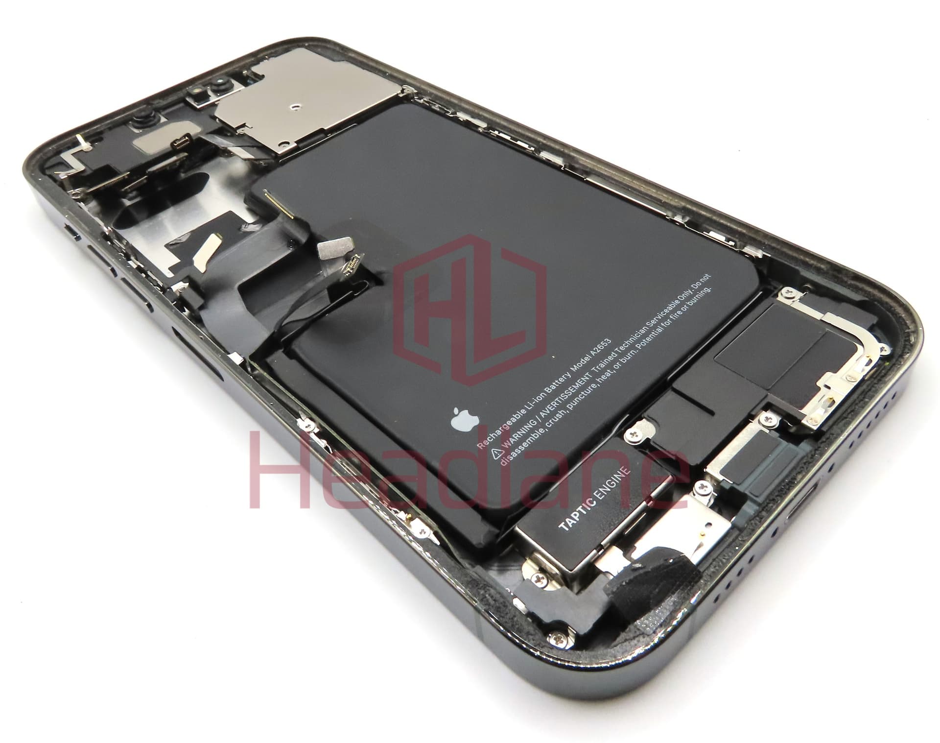 iPhone 13 Pro Max Back / Battery Cover + Small Parts - Green (Pulled - Grade B) - view 2