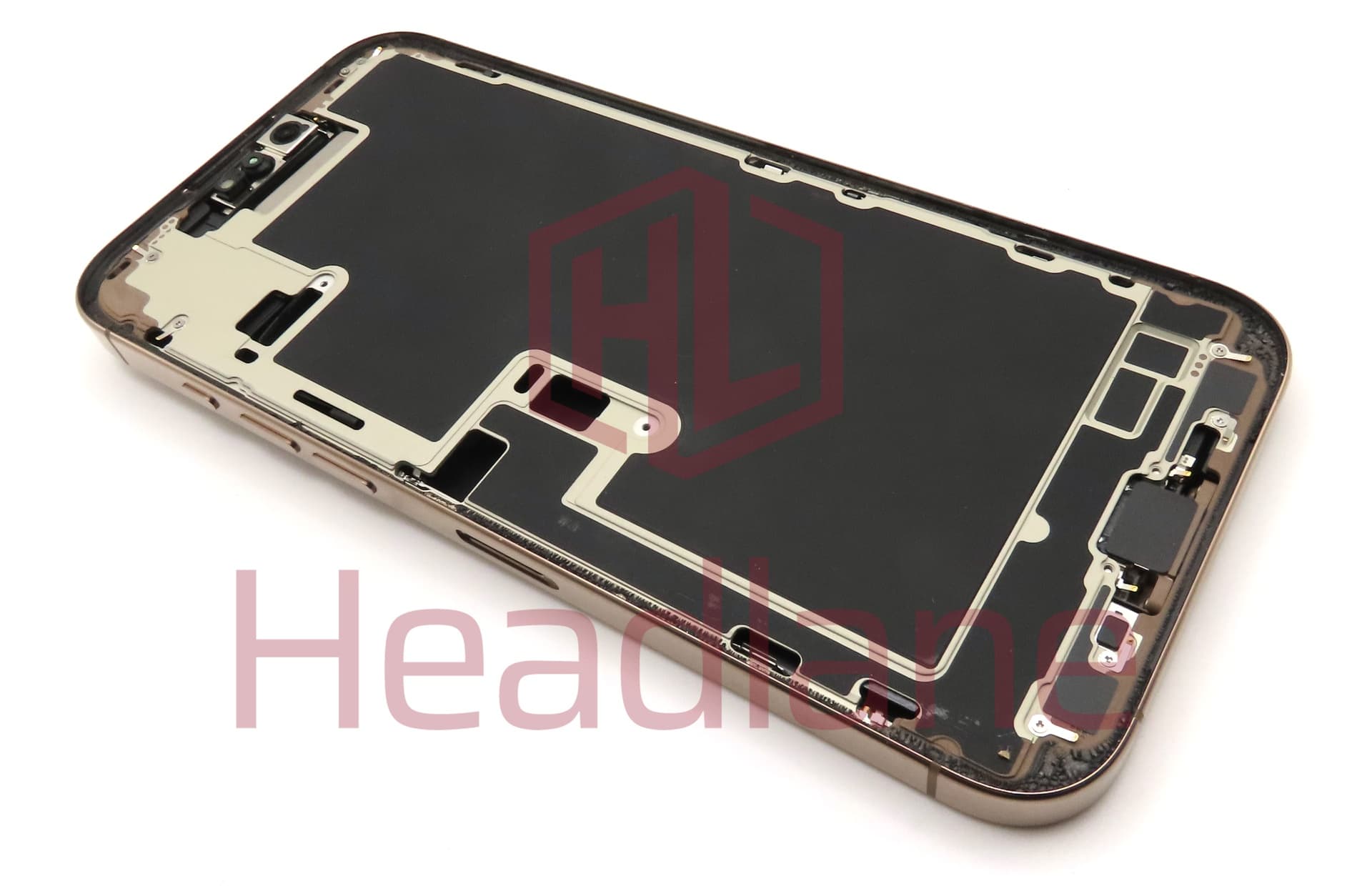 Apple iPhone 16 Pro Max Back / Battery Cover + Small Parts - Desert Titanium (Pulled - Grade A) - view 2