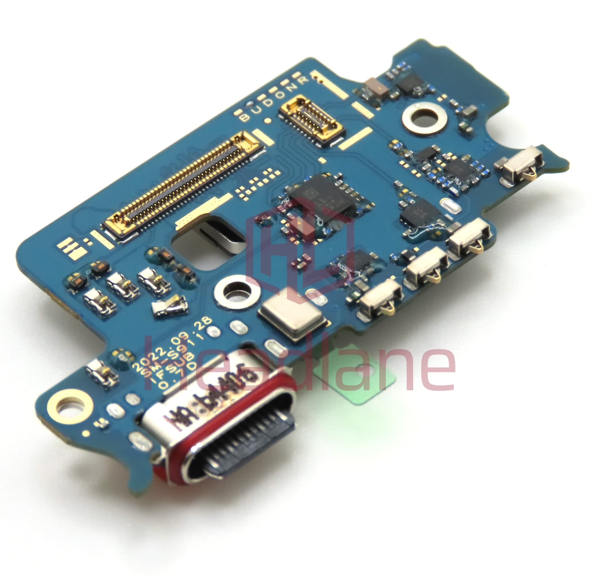Samsung SM-S911U Galaxy S23 Charging Port / SIM Card Reader Flex (USA Version) - view 2