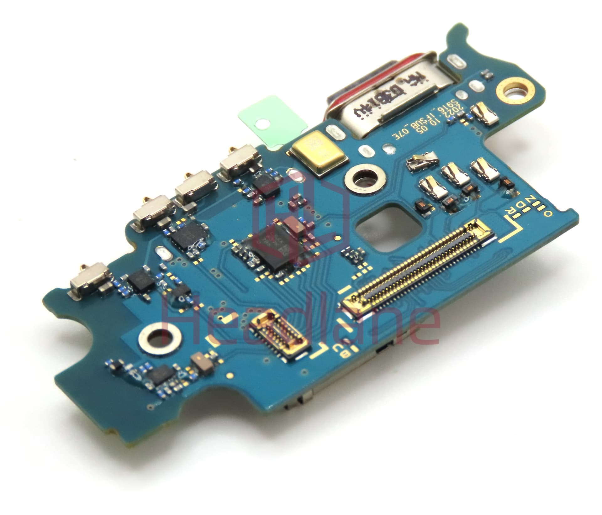 Samsung SM-S916U Galaxy S23+ / Plus Charging Port + SIM Card Reader Flex (USA Version) - view 2