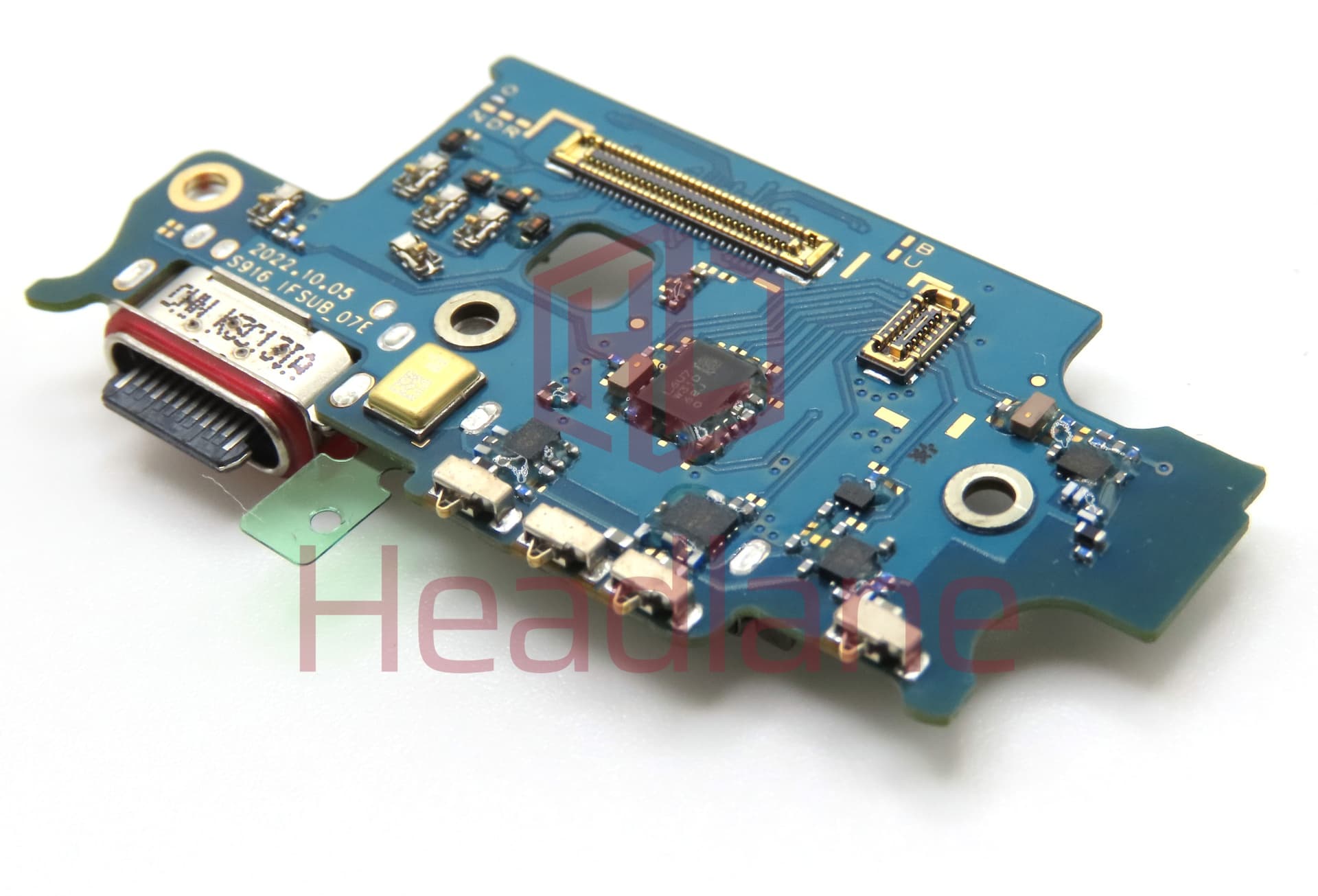 Samsung SM-S9160 Galaxy S23+ / Plus Charging Port + SIM Card Reader Flex (China Version) - view 2