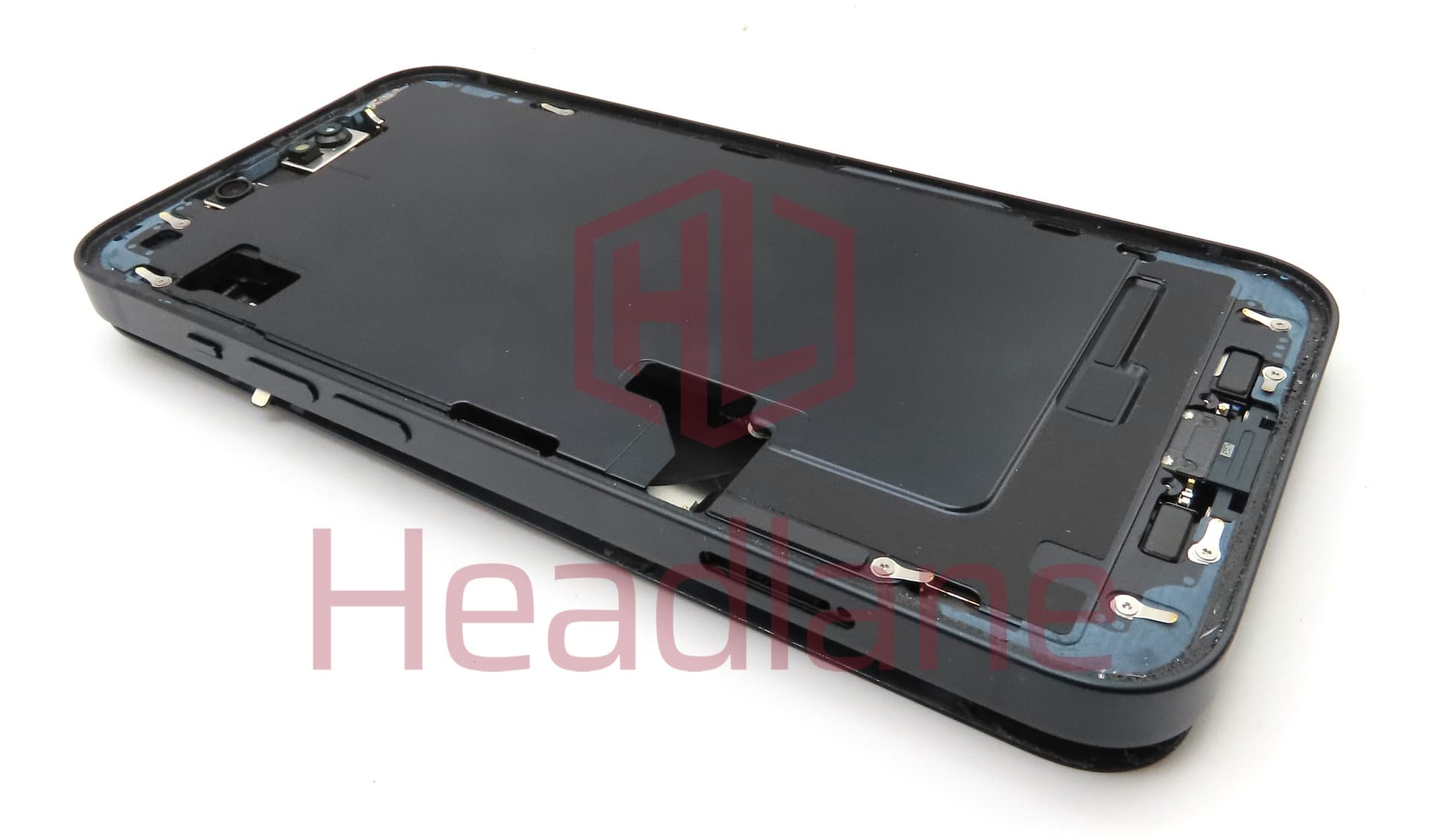iPhone 14 Back / Battery Cover + Small Parts - Black (Pulled - Grade B) - view 2